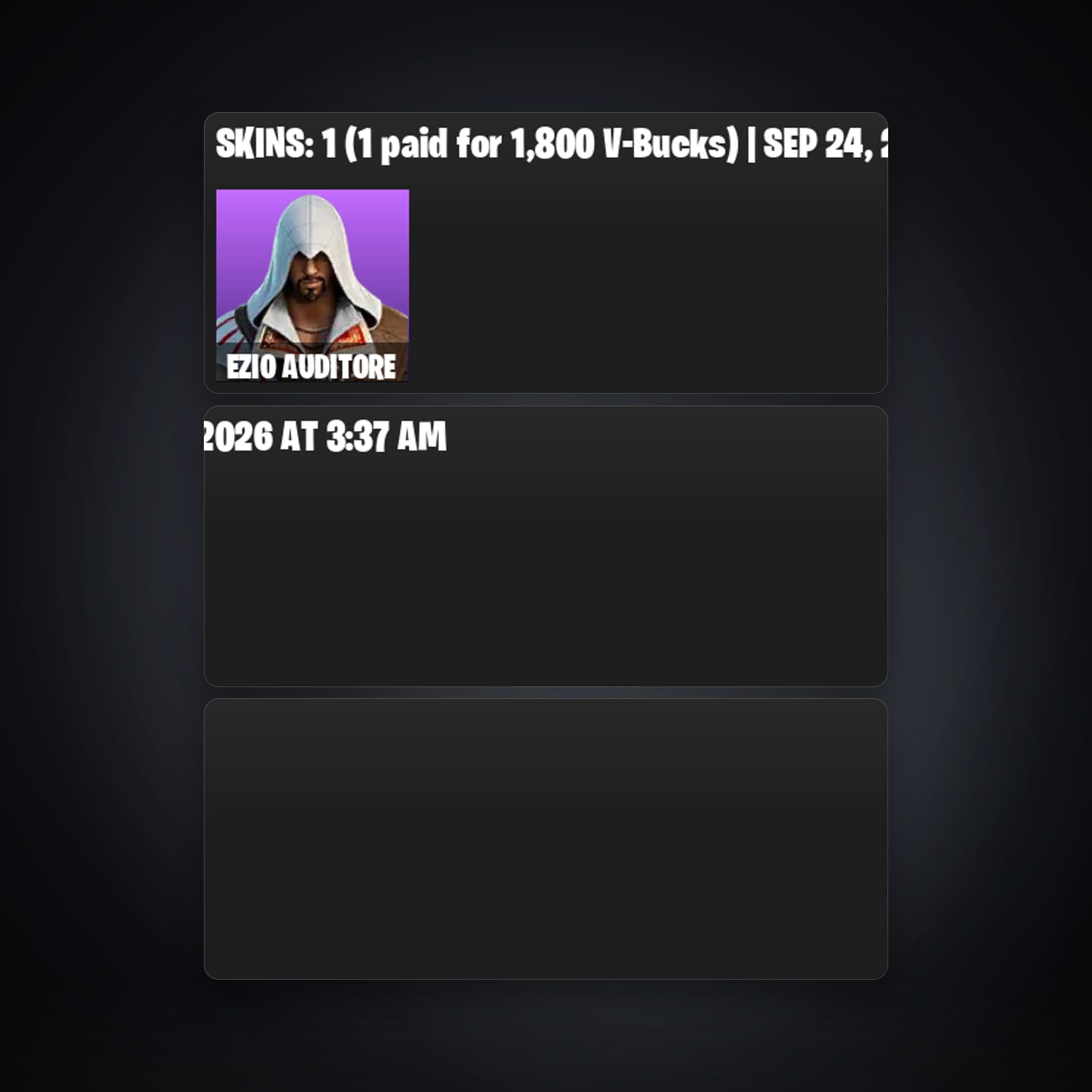Epic · 261513434 — HabibiAccounts