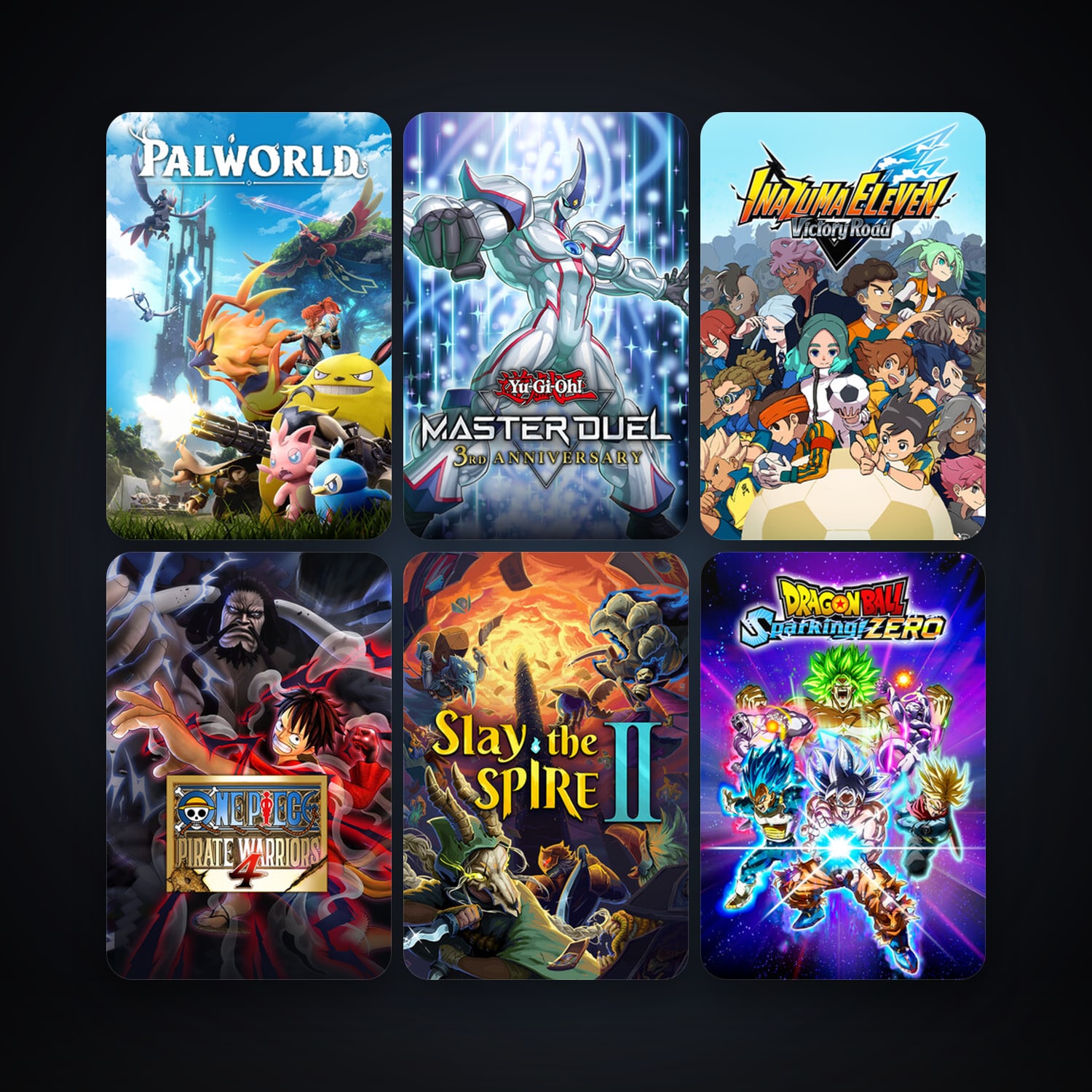 Slay the Spire + ONE PIECE: PIRATE WARRIORS 4, 39 games, clean — HabibiAccounts