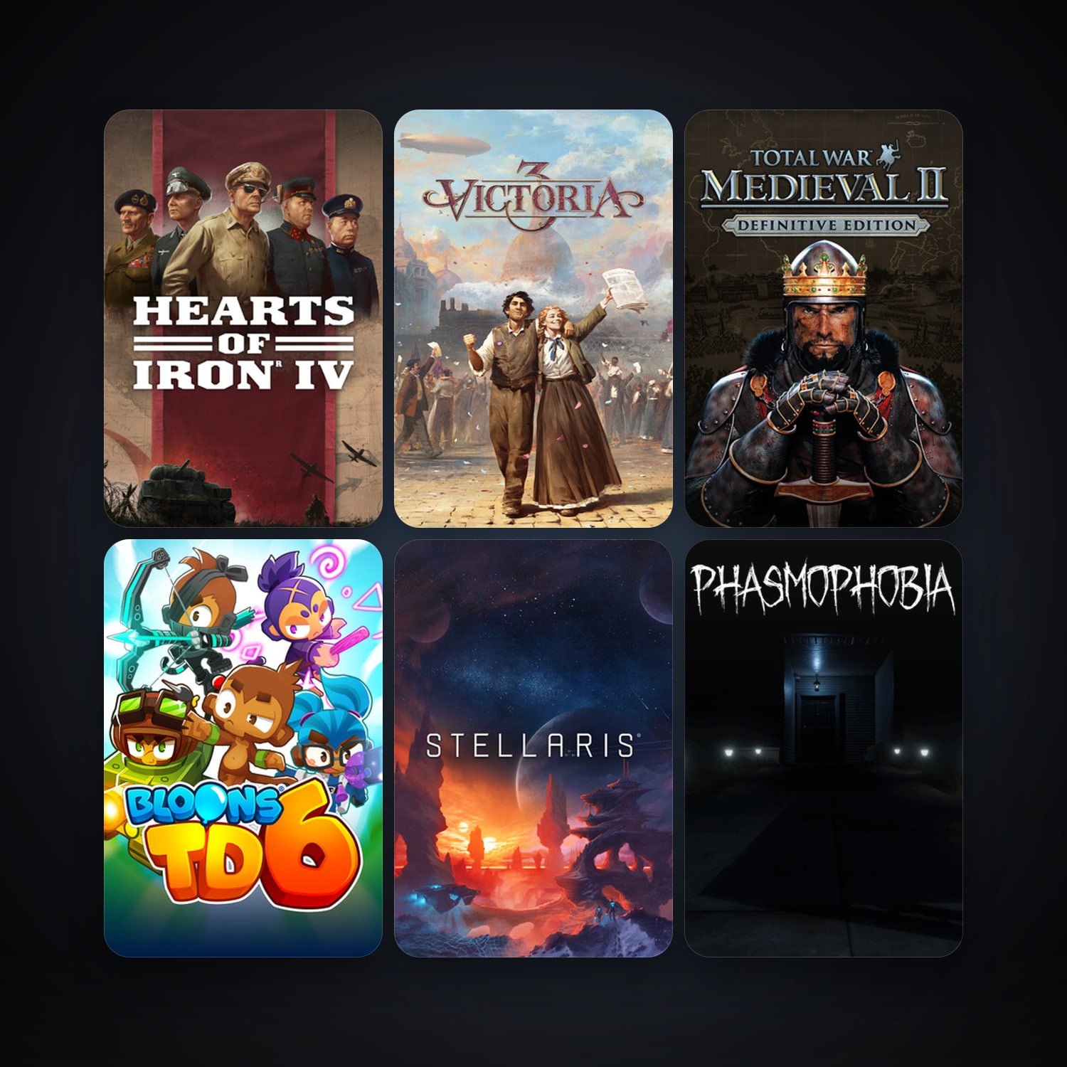 Medieval II: Total War + Stronghold Crusader 2, 95 games, clean — HabibiAccounts