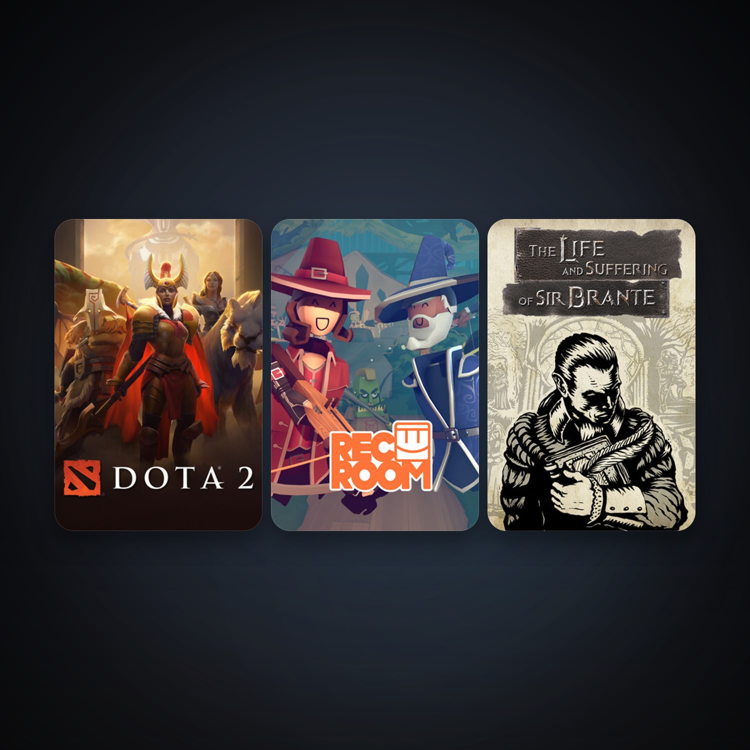 Dota 2 + Rec Room, 5 games, clean — HabibiAccounts