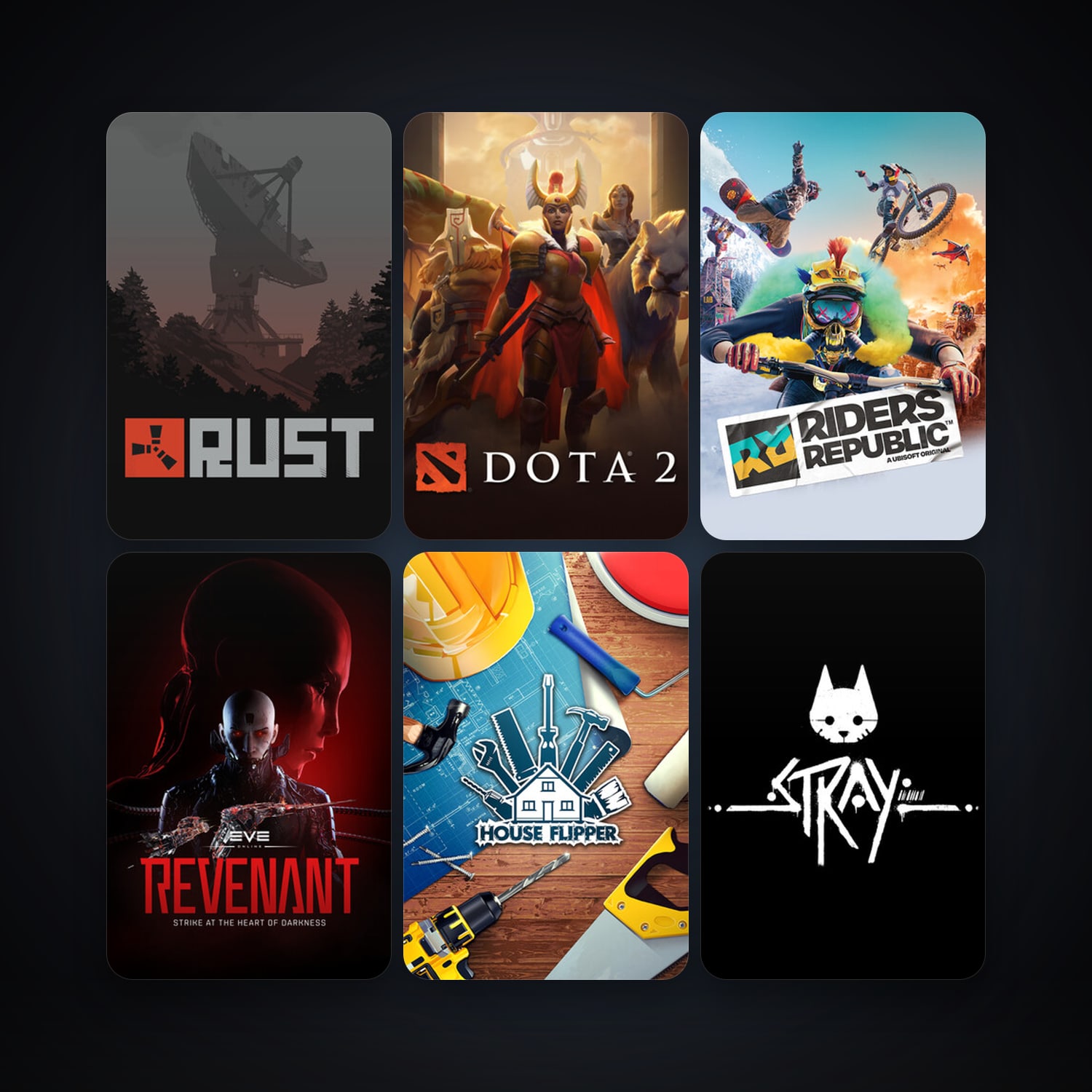 Dota 2 + EVE Online, 22 games, clean — HabibiAccounts