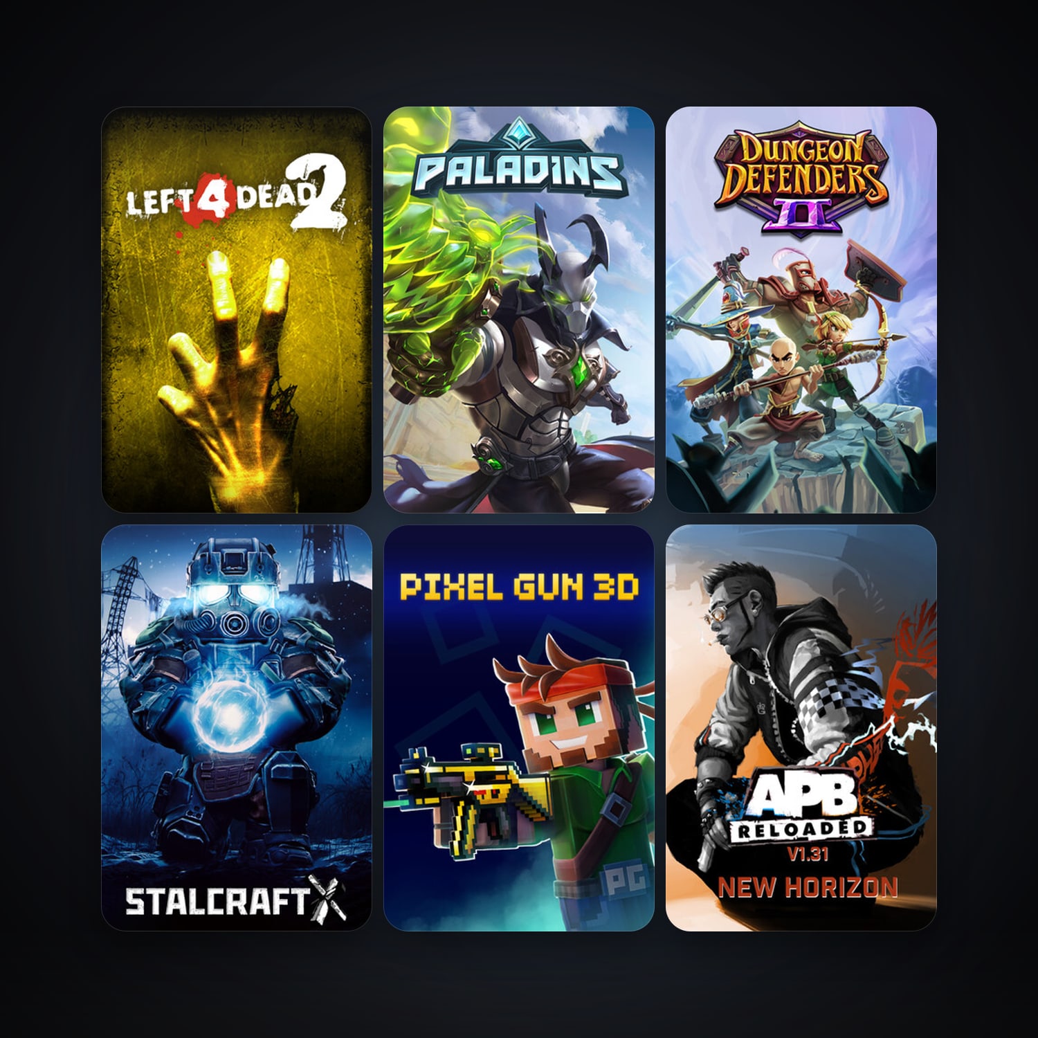 Left 4 Dead 2 + APB Reloaded, 24 games, clean — HabibiAccounts
