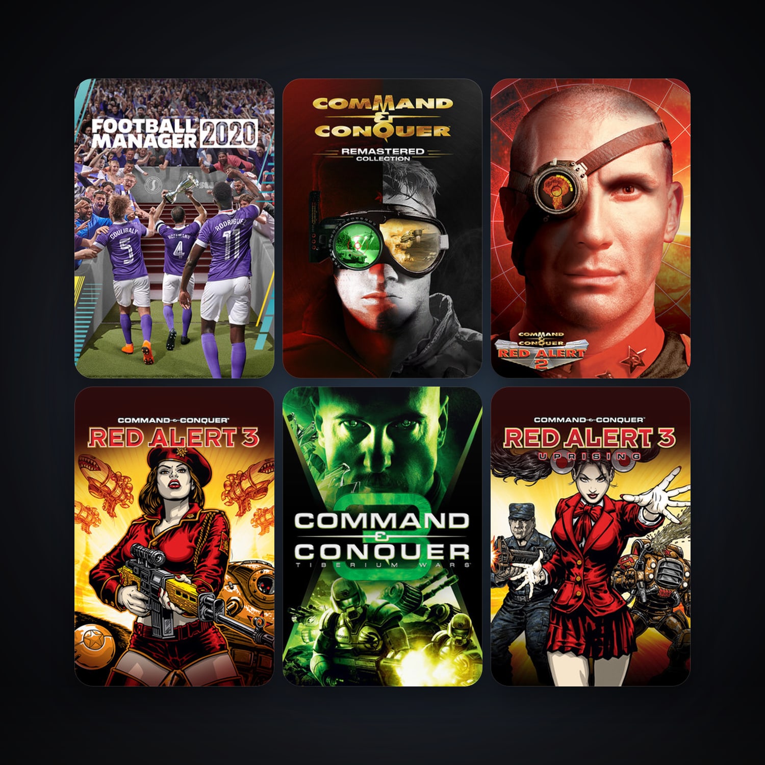 Command & Conquer: Red Alert 3 + Command & Conquer 3: Tiberium Wars, 16 games, clean — HabibiAccounts