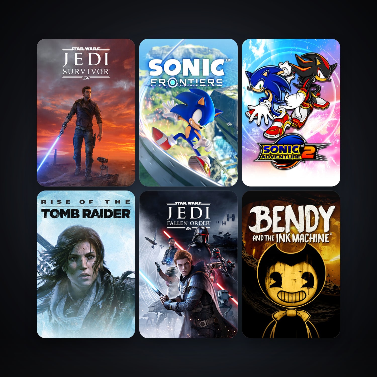 STAR WARS - The Force Unleashed Ultimate Sith Edition + Sonic Adventure 2, 23 games, clean — HabibiAccounts