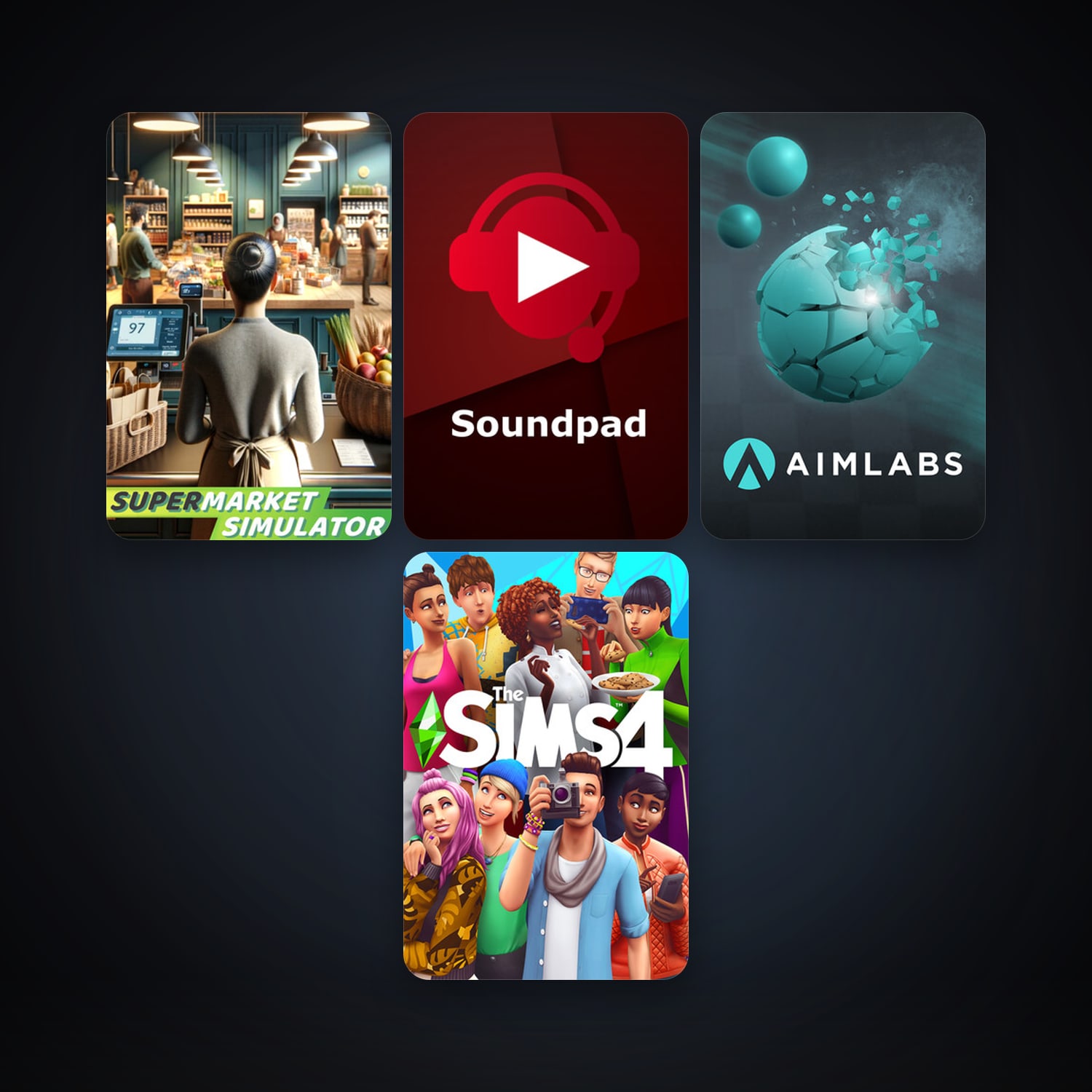 Soundpad + Aimlabs, 8 games, clean — HabibiAccounts
