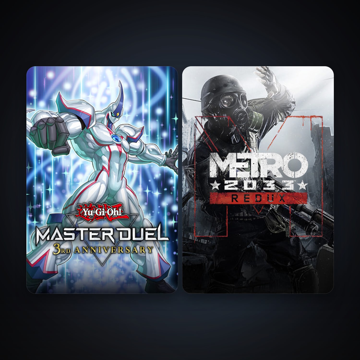Metro 2033 Redux + Yu-Gi-Oh! Master Duel, 4 games, clean — HabibiAccounts