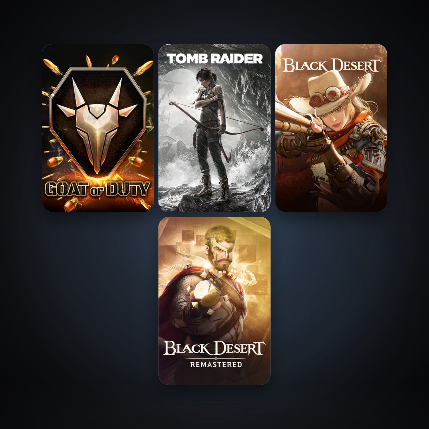 Tomb Raider + GOAT OF DUTY, 6 games, clean — HabibiAccounts