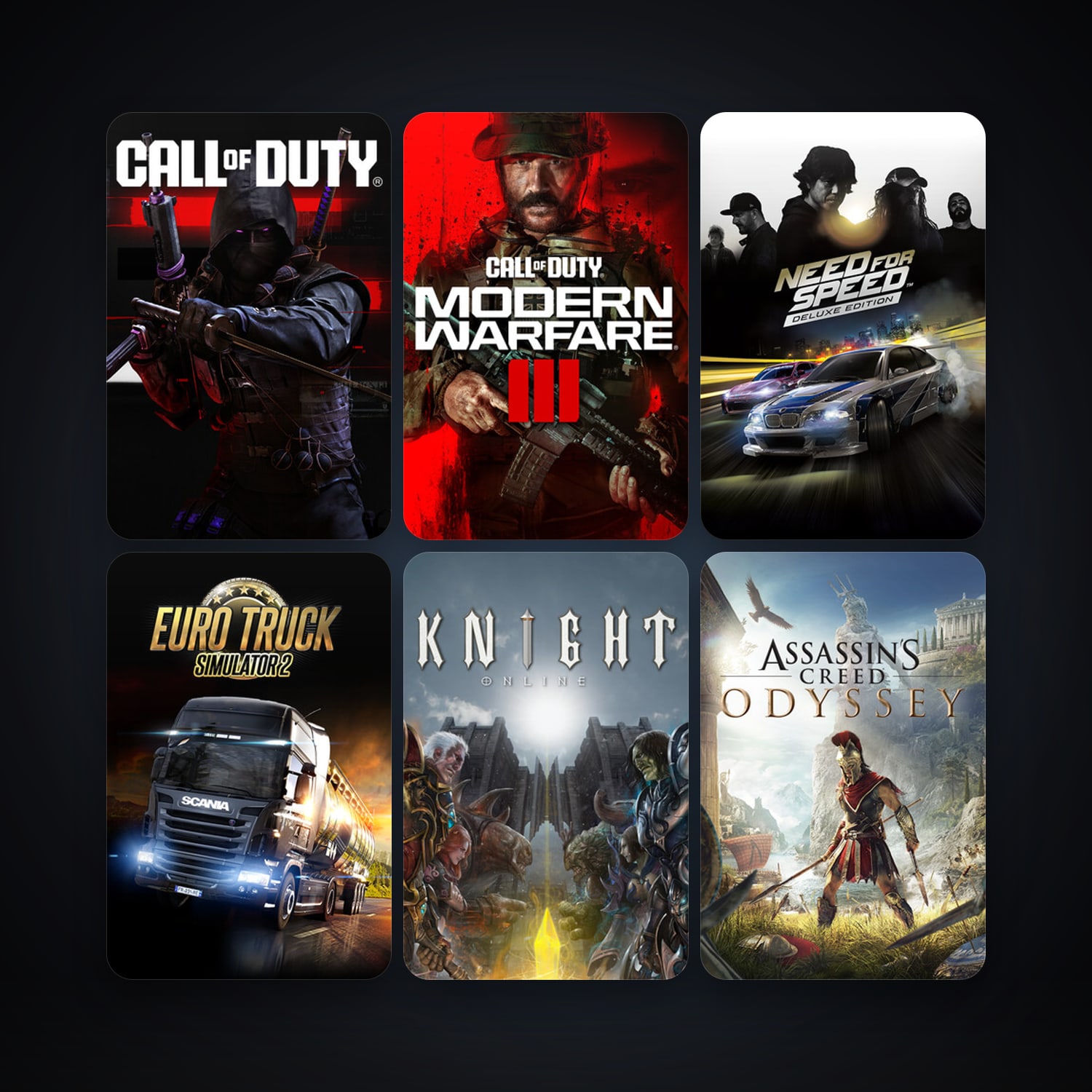 Euro Truck Simulator 2 + Knight Online, 26 games, clean — HabibiAccounts