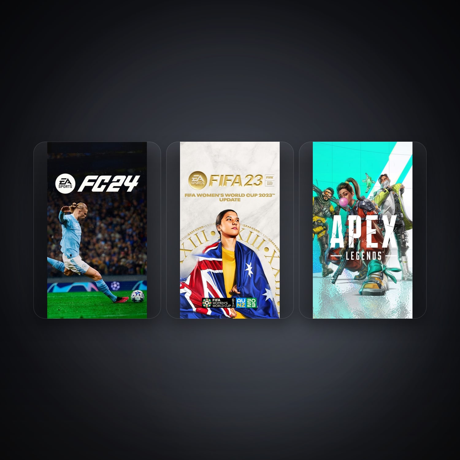 EA EA SPORTS FC24 + EA SPORTS FIFA 23 — PT — 3 games — HabibiAccounts