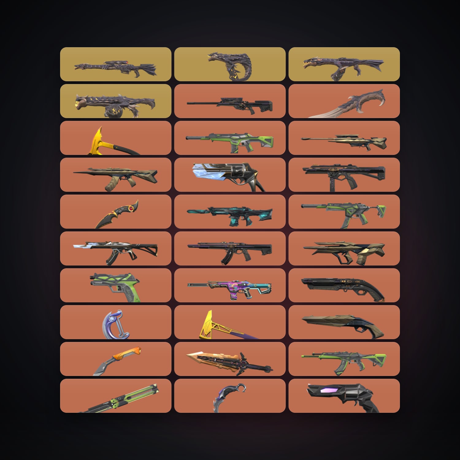 NA Diamond 1 locker — 13 knives, 201 skins, lvl 297 — HabibiAccounts