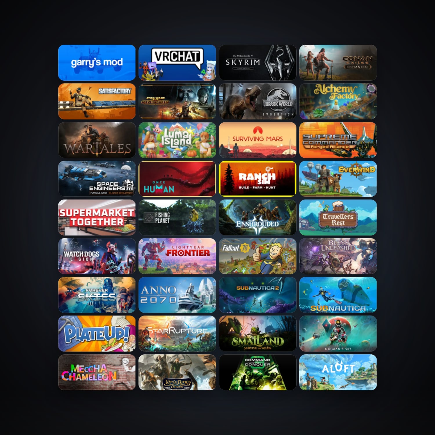 Garry's Mod + VRChat, 99 games, Steam 10, clean — HabibiAccounts