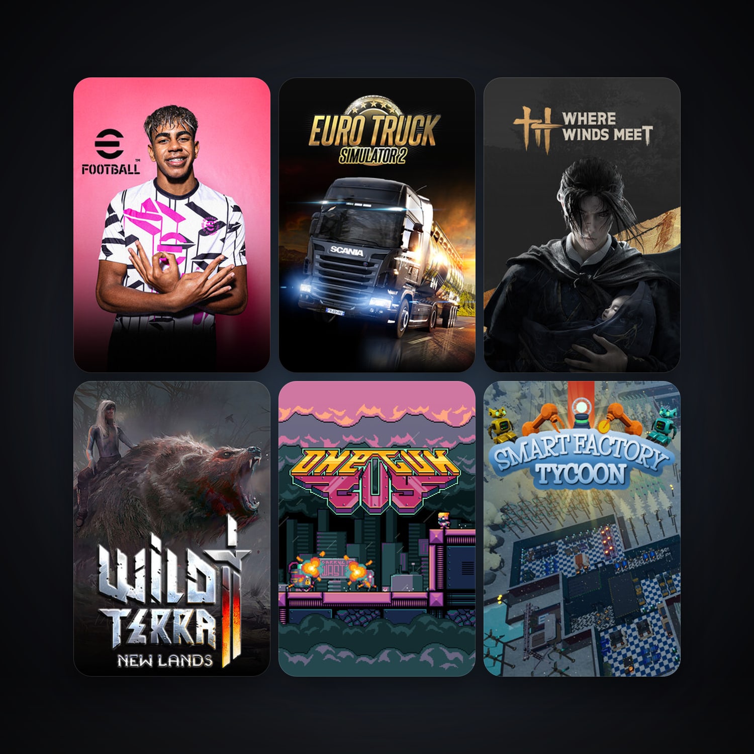 Euro Truck Simulator 2 + Wild Terra 2: New Lands, 11 games, clean — HabibiAccounts