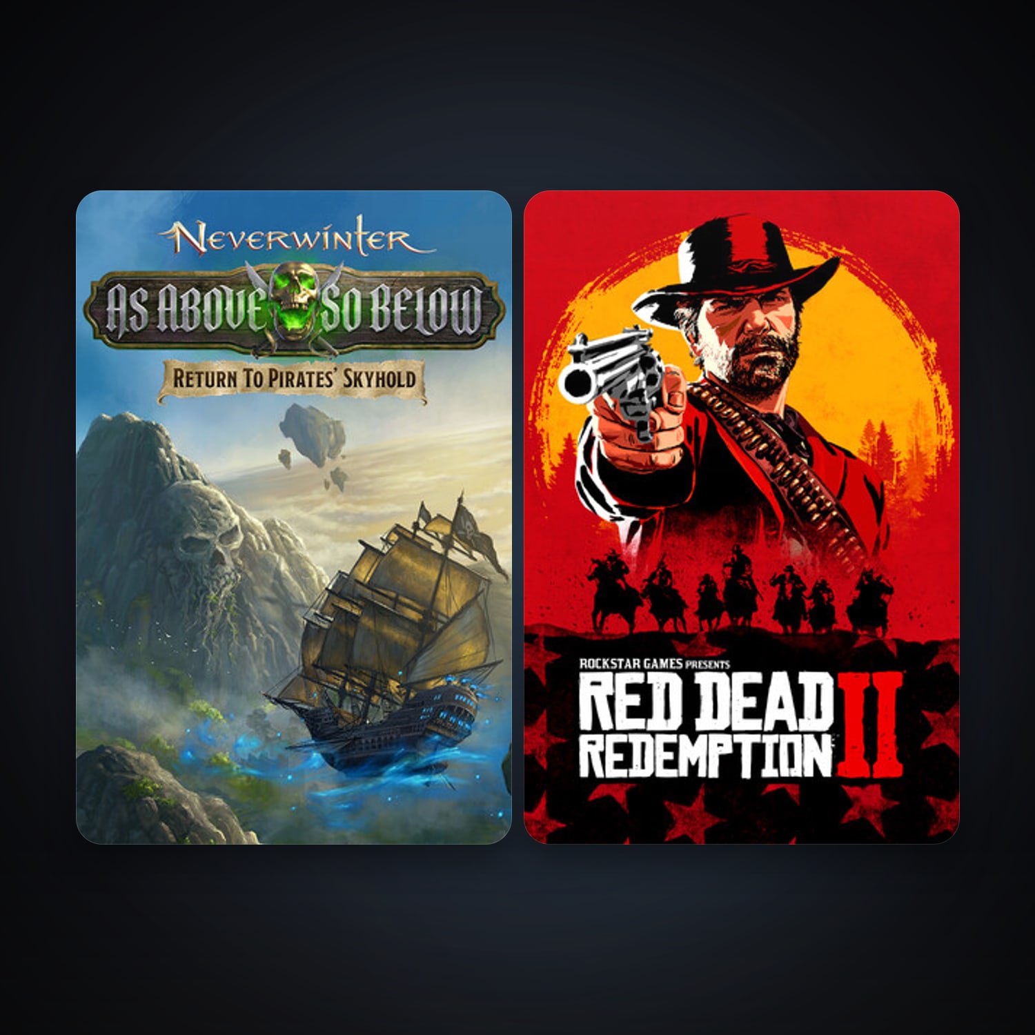 Neverwinter + Red Dead Online, 4 games, clean — HabibiAccounts