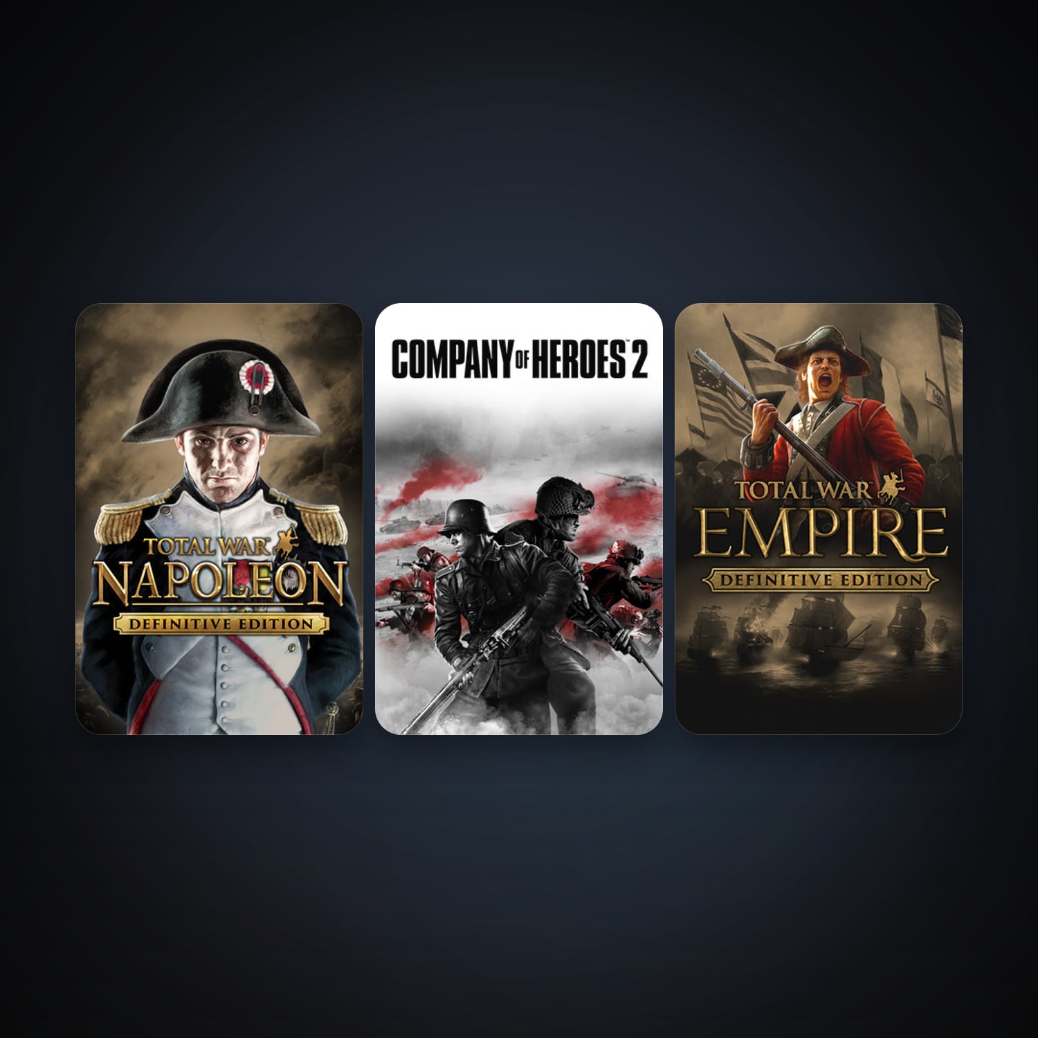 Empire: Total War + Total War: NAPOLEON - Definitive Edition, 4 games, clean — HabibiAccounts