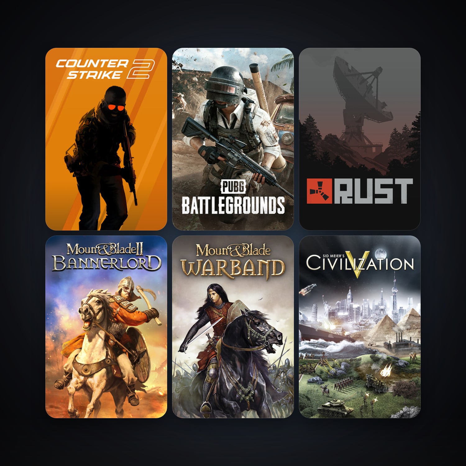 Steam 103 games, Steam 10, clean — HabibiAccounts