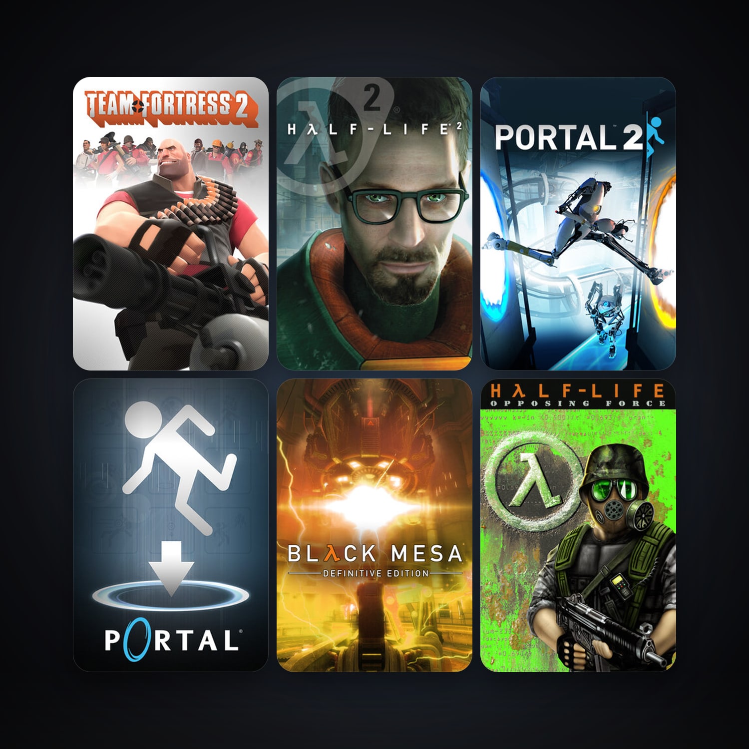 Half-Life: Opposing Force + Half-Life, 16 games, Steam 11, clean — HabibiAccounts