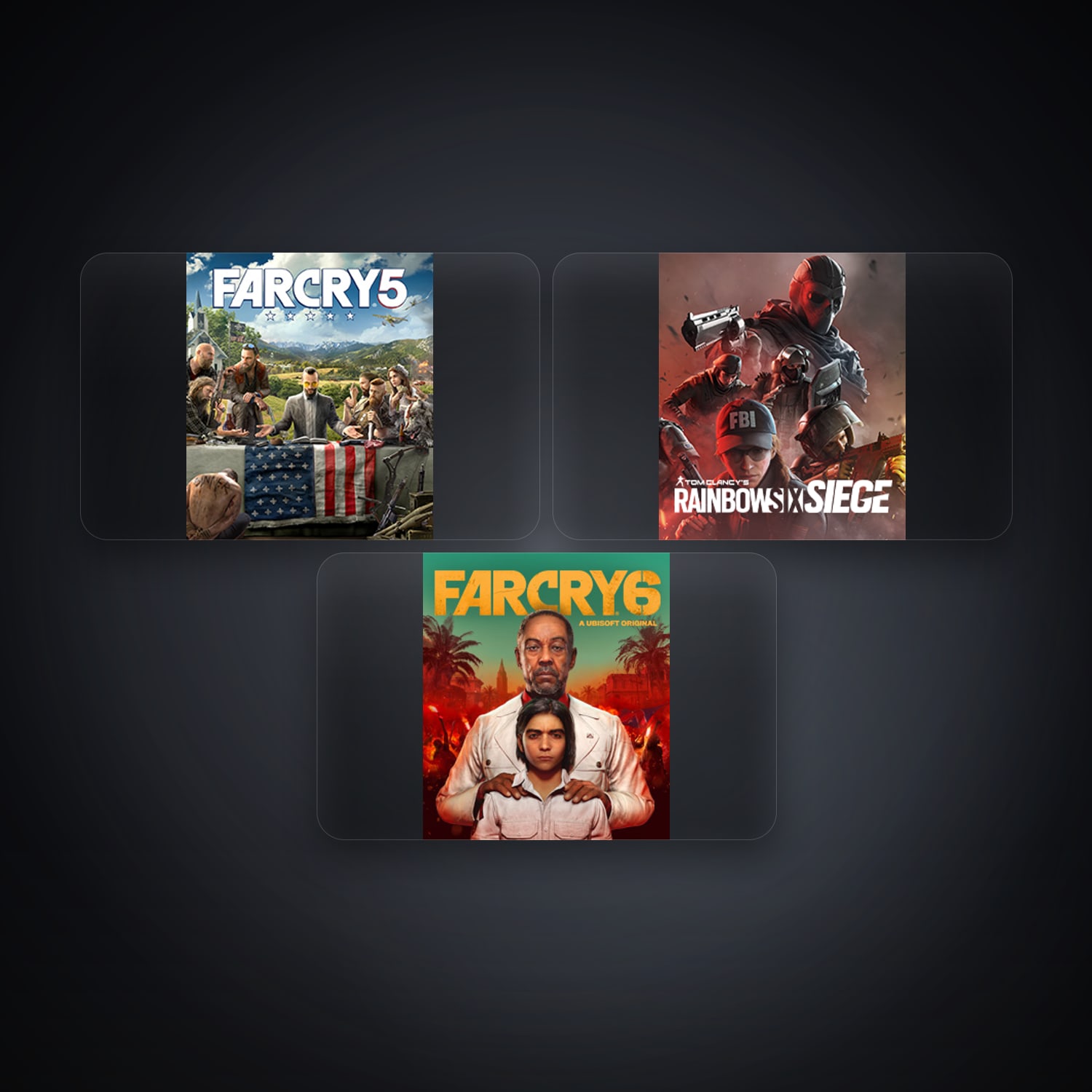 Ubisoft Far Cry 5 + Tom Clancy's Rainbow Six Siege (Steam) — BR — 3 games — HabibiAccounts