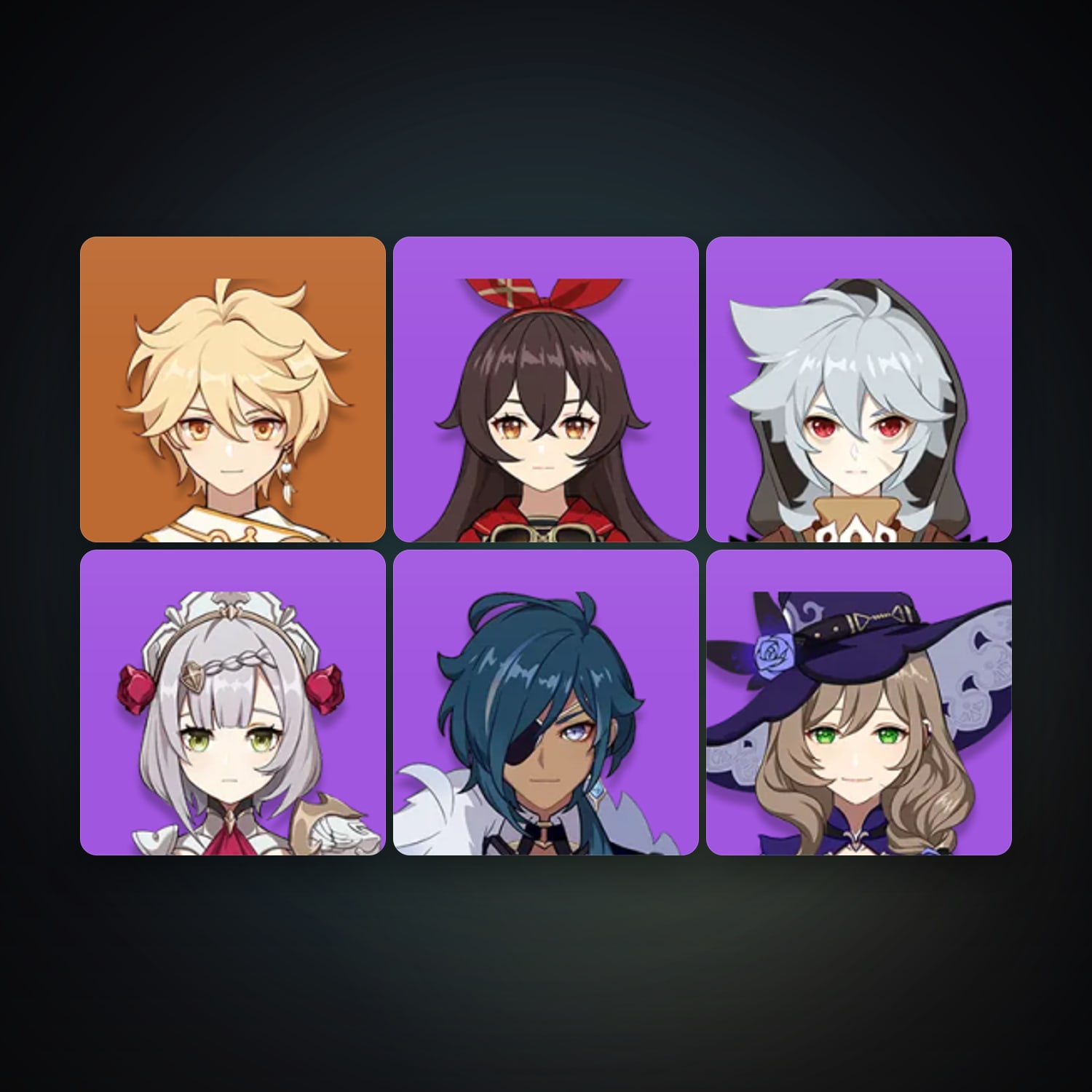 Genshin Impact | AR 9 | 6 Chars — HabibiAccounts