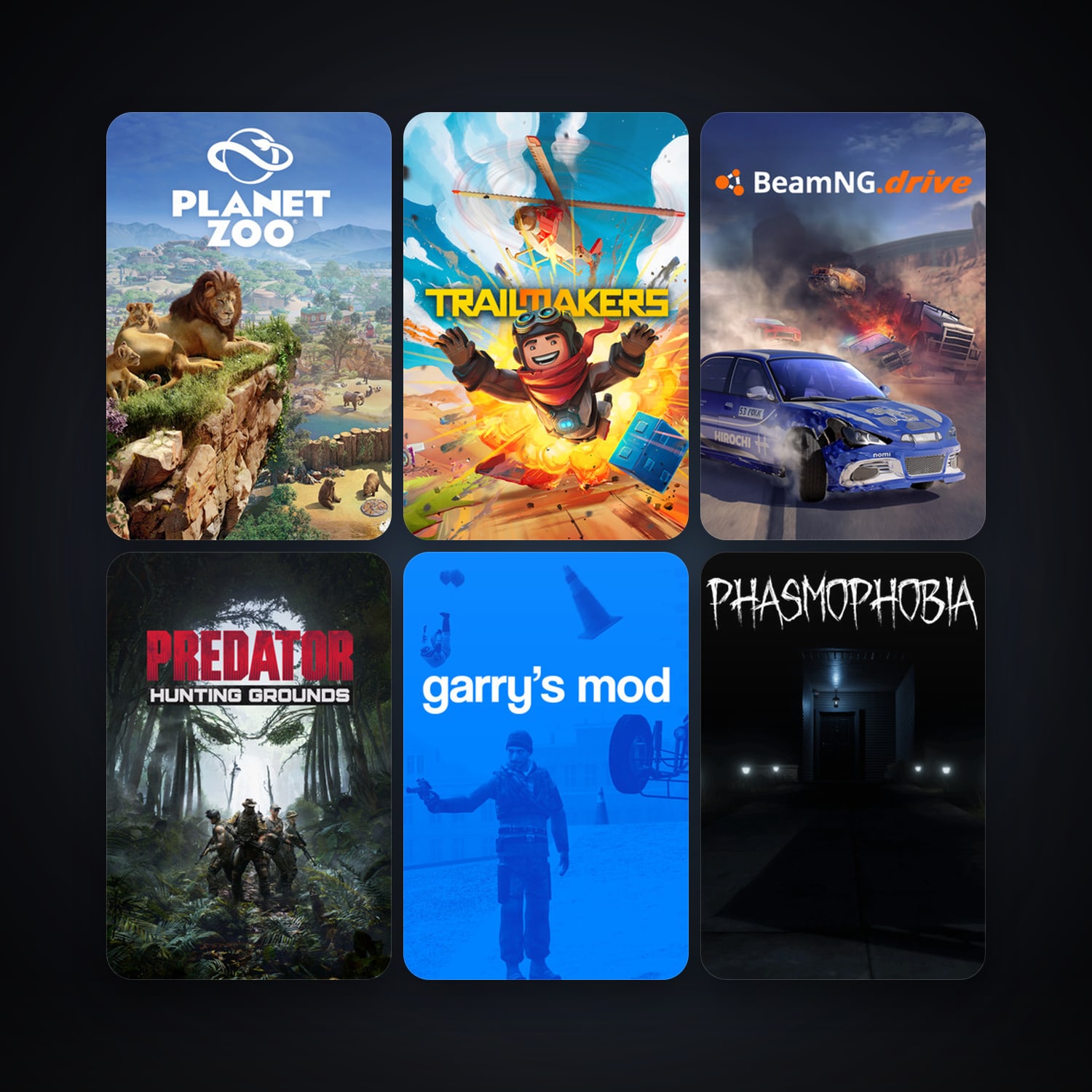 Garry's Mod + The Forest, 19 games, clean — HabibiAccounts