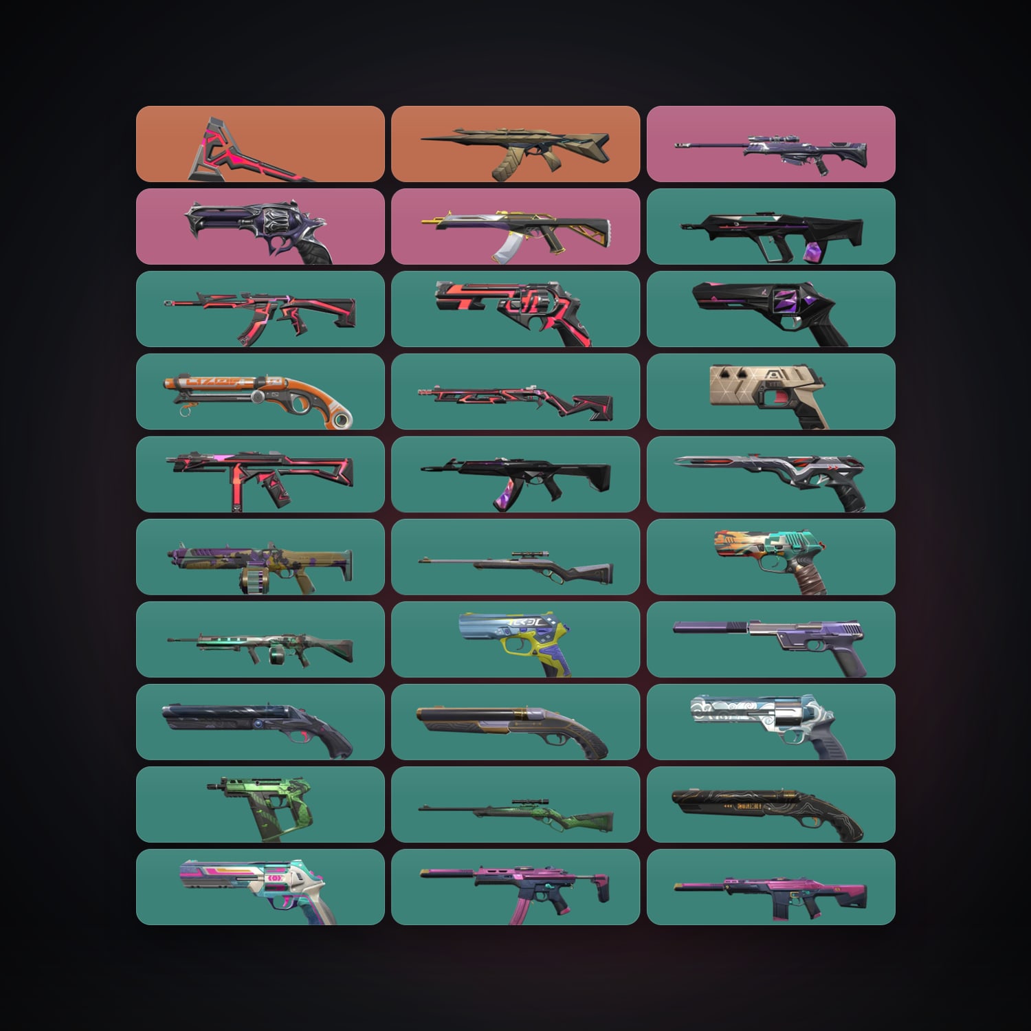 LA Silver 1 locker — 1 knives, 41 skins, lvl 258 — HabibiAccounts