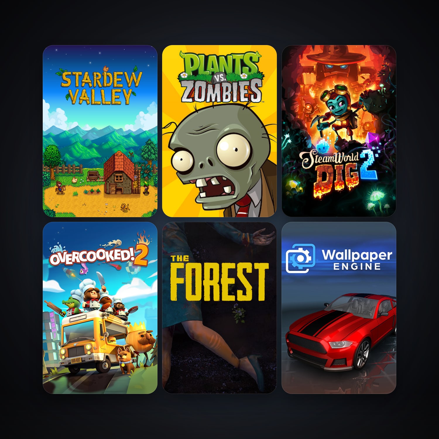 Plants vs. Zombies GOTY Edition + The Forest, 17 games, clean — HabibiAccounts