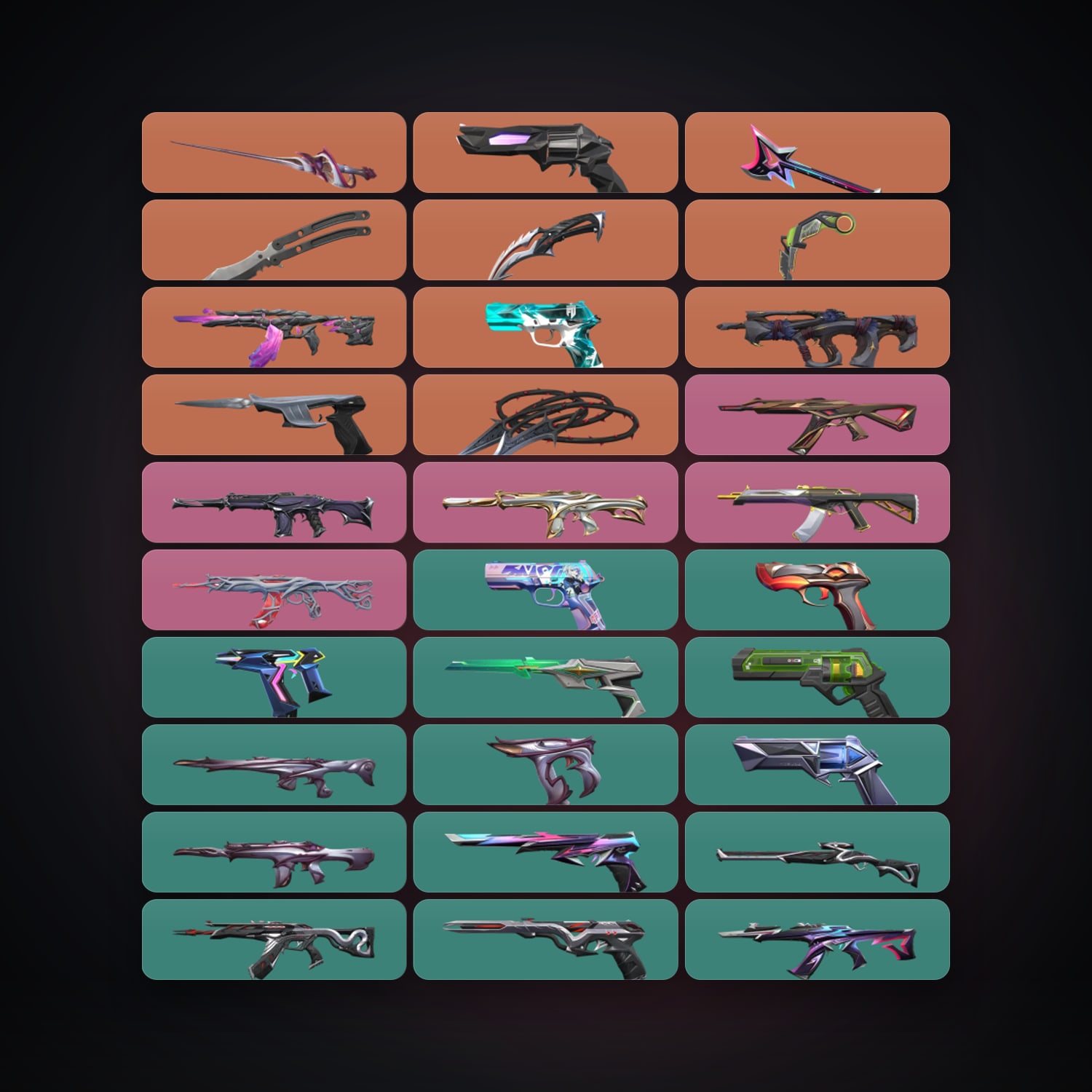 EU Plat 3 locker — 6 knives, 59 skins, lvl 271 — HabibiAccounts