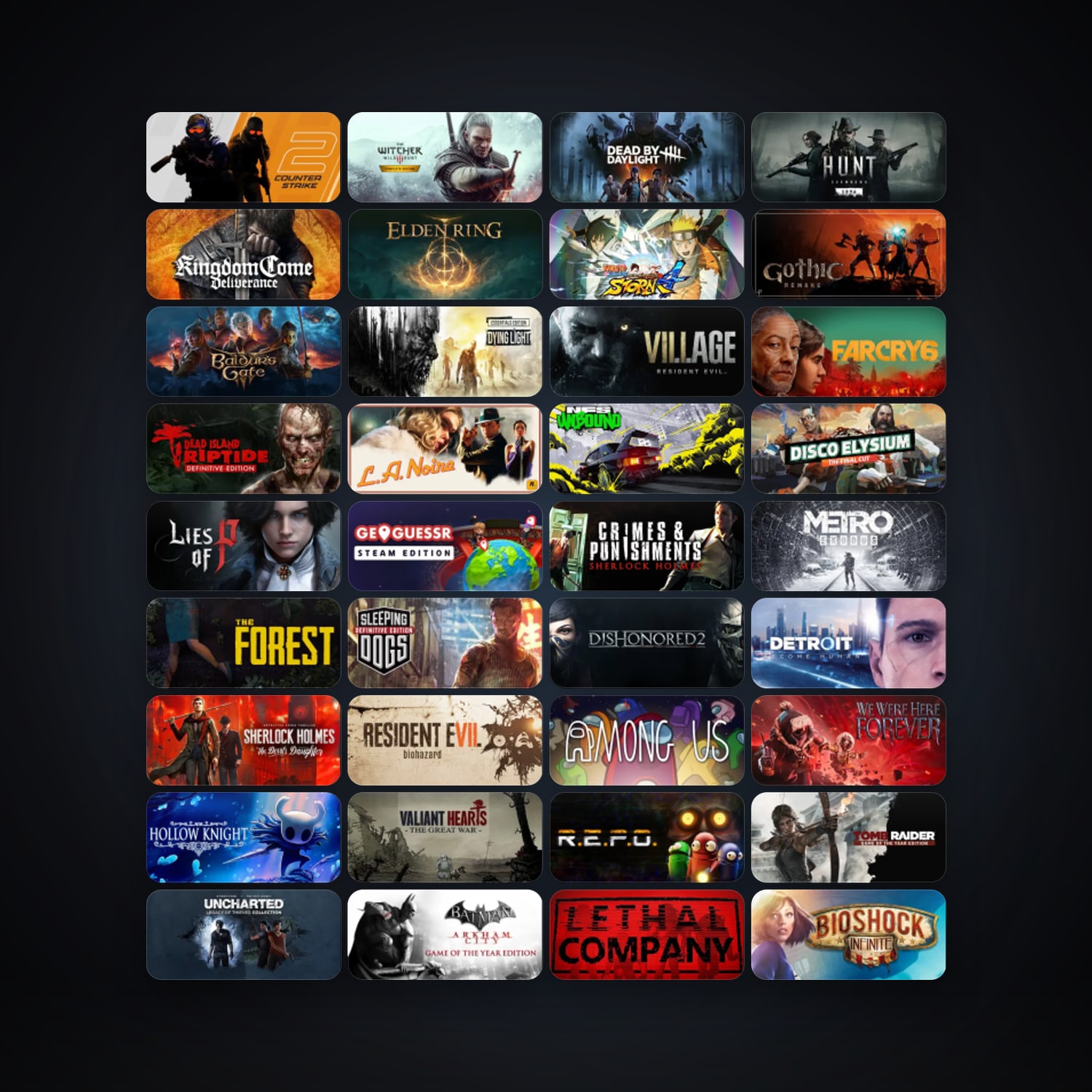 Steam 136 games, Steam 33, clean — HabibiAccounts