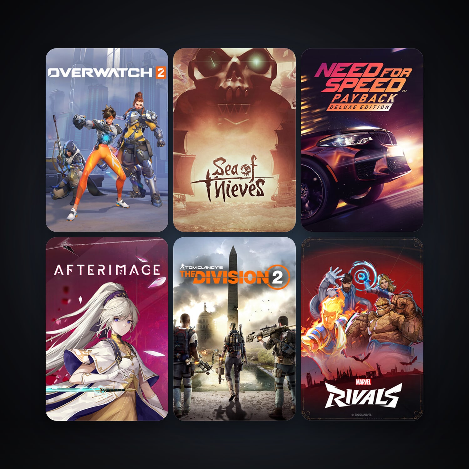 Sea of Thieves + Need for Speed Payback, 71 games, clean — HabibiAccounts
