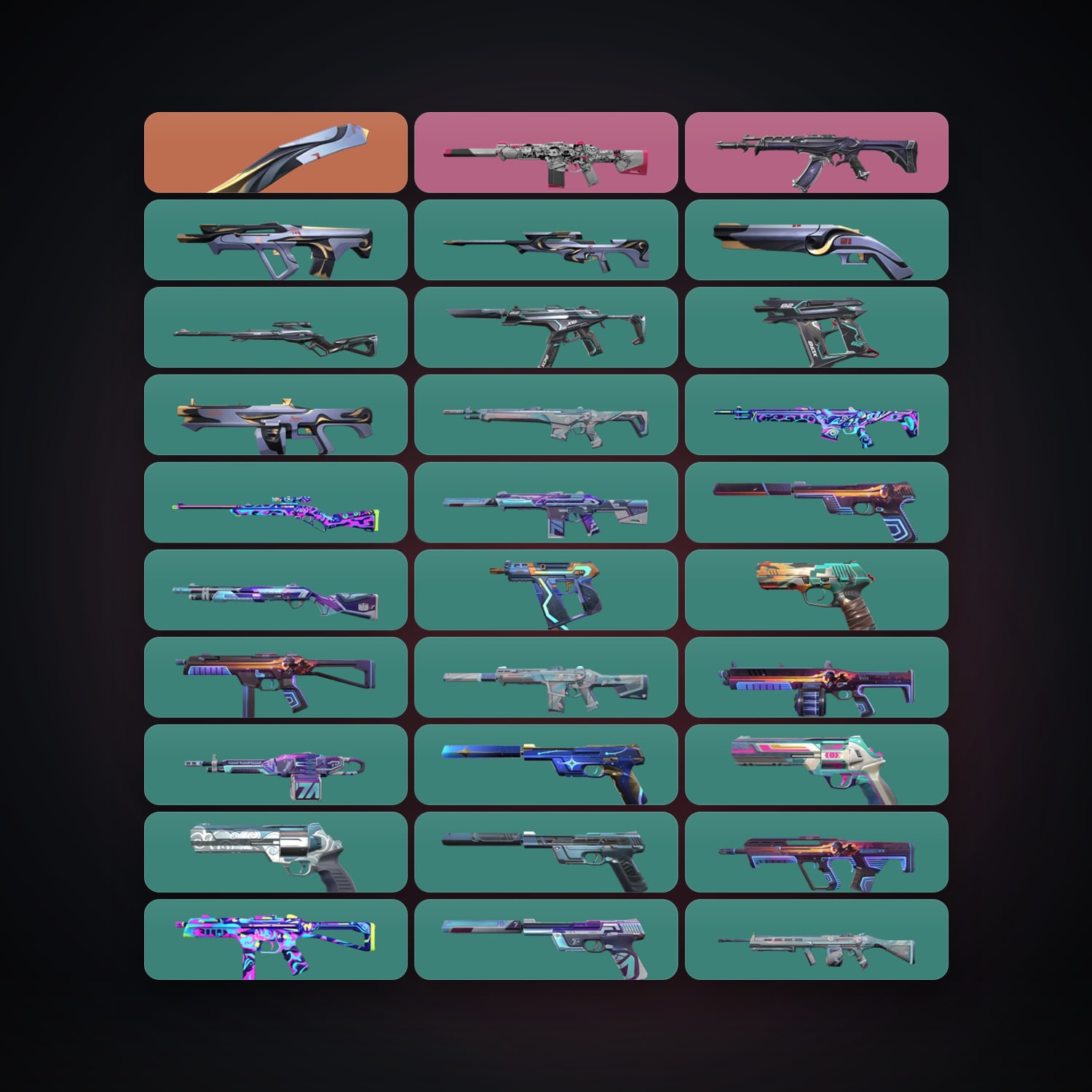 AP Silver 1 locker — 1 knives, 31 skins, lvl 154 — HabibiAccounts