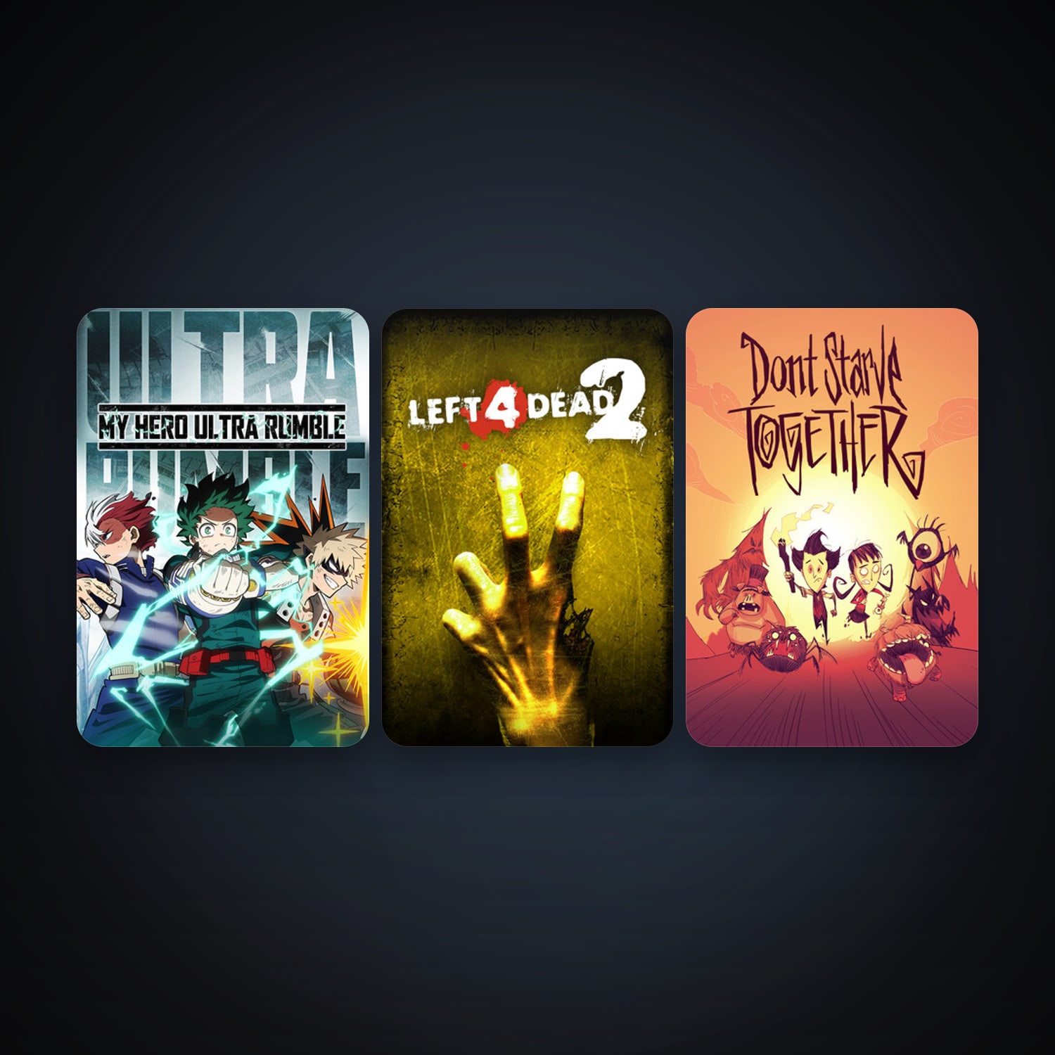 Left 4 Dead 2 + Don't Starve Together, 3 games, clean — HabibiAccounts