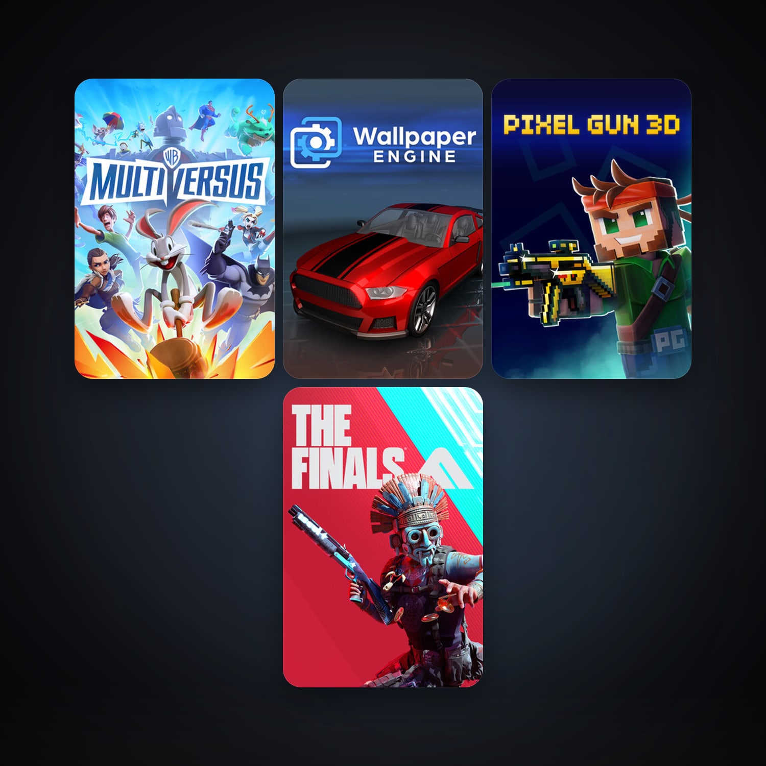Wallpaper Engine + MultiVersus, 13 games, clean — HabibiAccounts