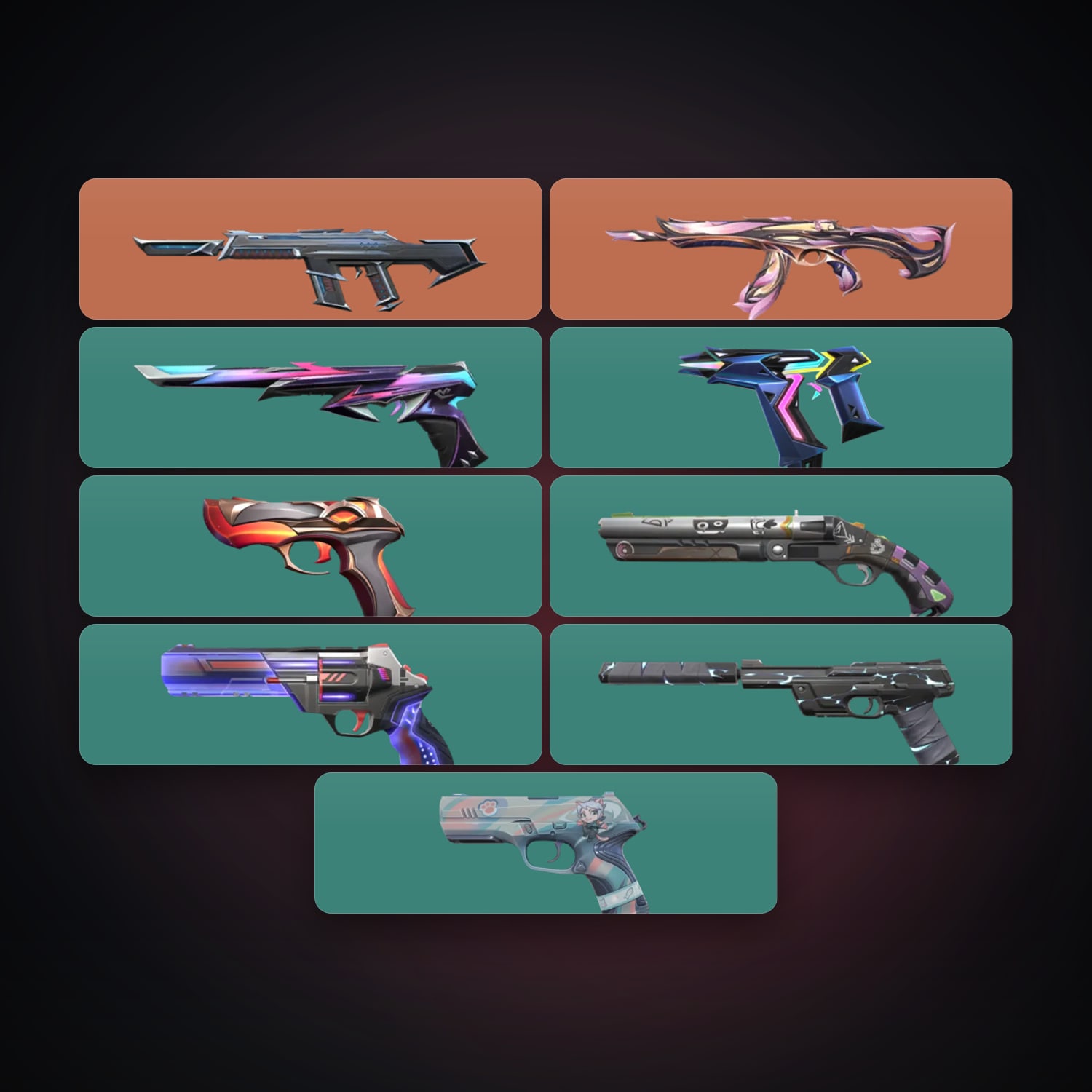 AP Silver 3 locker — 9 skins, lvl 202 · 261562986 — HabibiAccounts