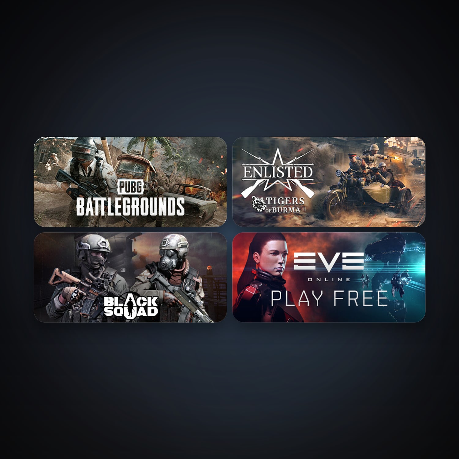 EVE Online + ARK: The Survival Of The Fittest, 8 games, clean — HabibiAccounts