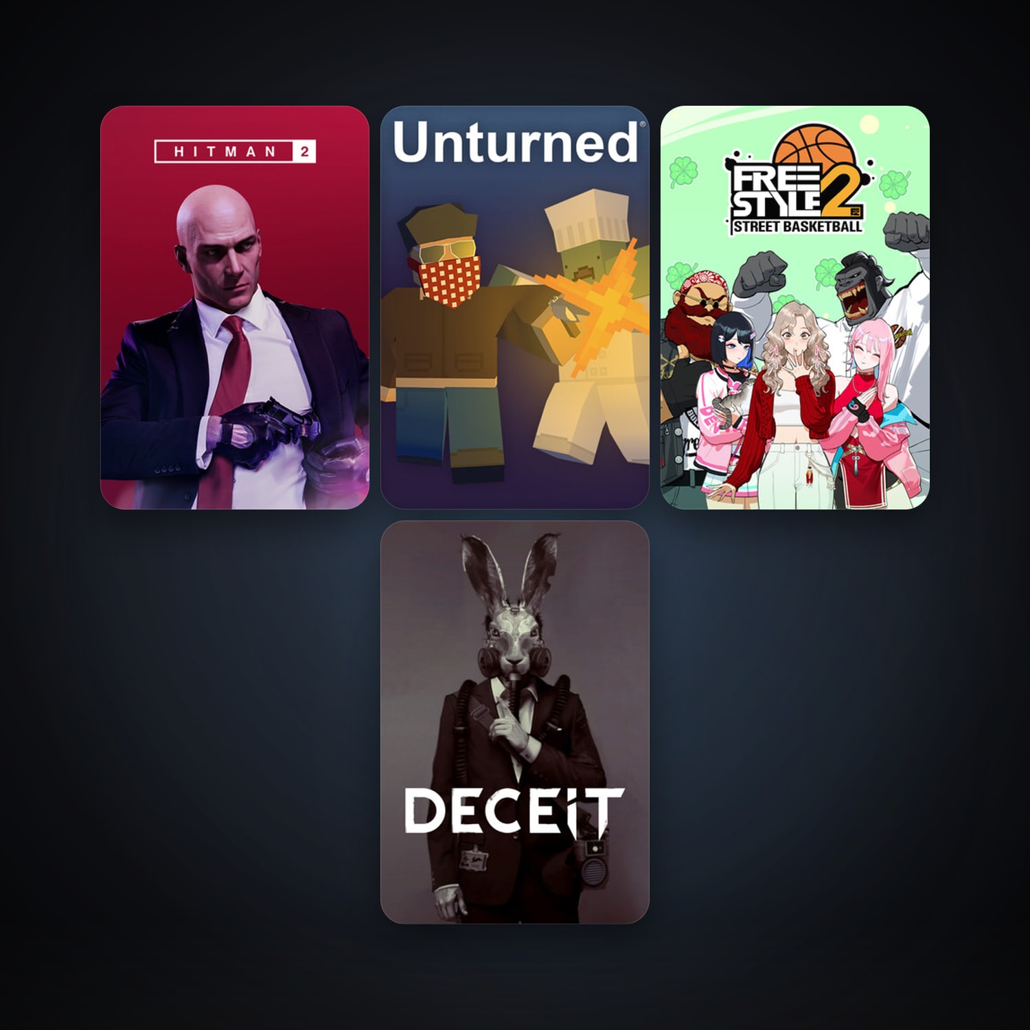 Free CS2 (No Prime) + Unturned, 7 games, clean — HabibiAccounts