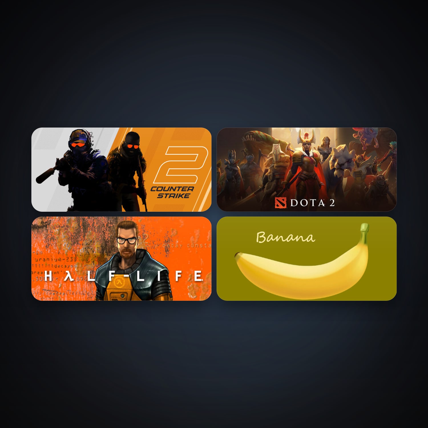Half-Life + Dota 2, 11 games, clean — HabibiAccounts
