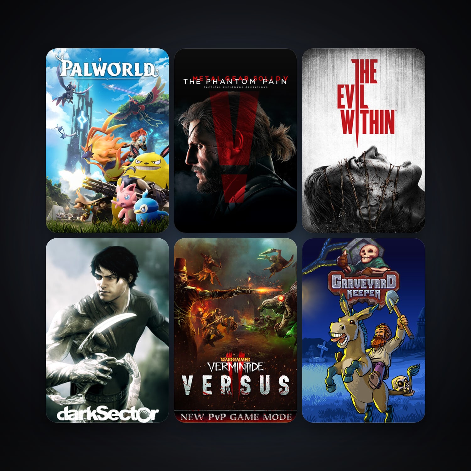 Dark Sector + The Evil Within, 10 games, clean — HabibiAccounts