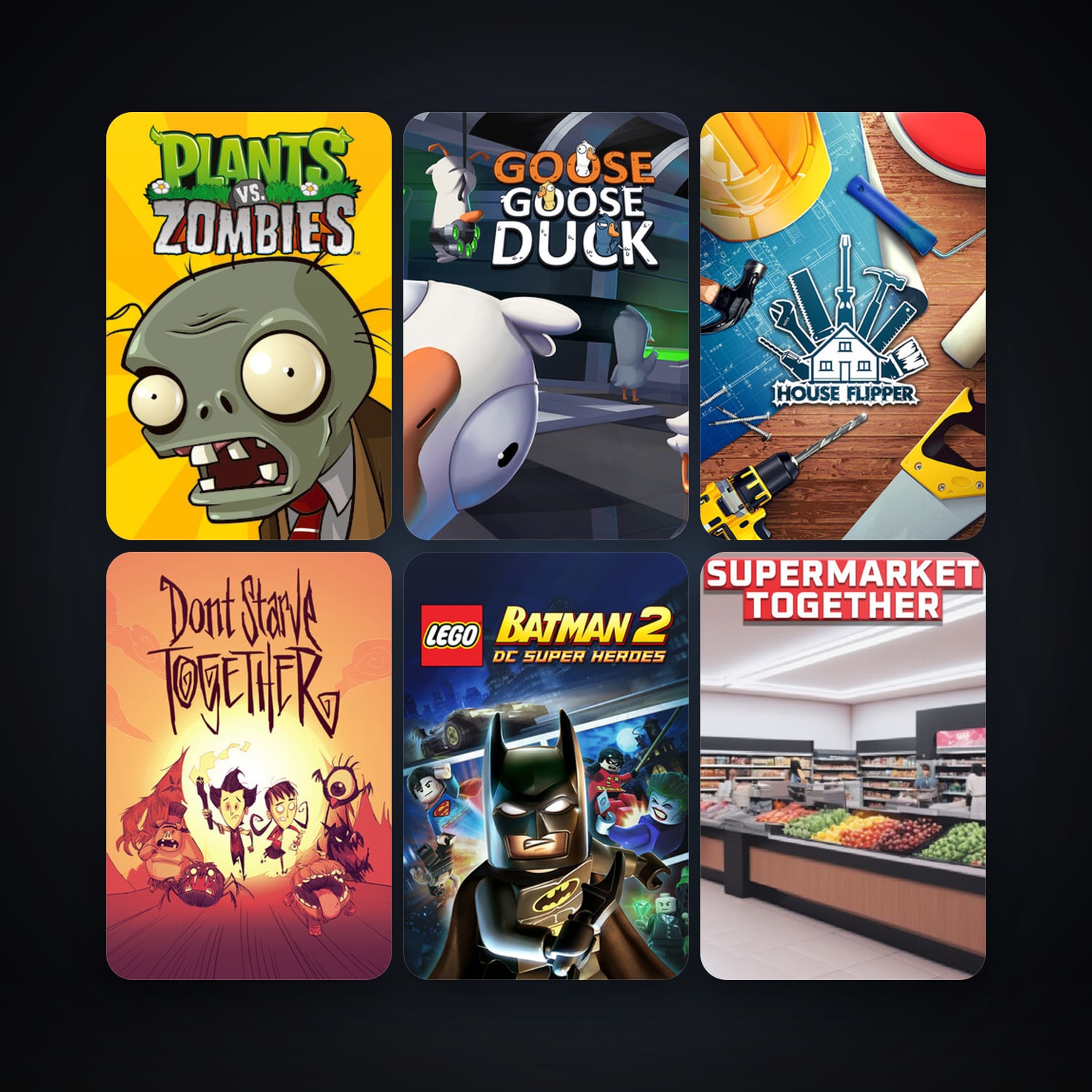 Plants vs. Zombies GOTY Edition + LEGO Batman 2: DC Super Heroes, 8 games, clean — HabibiAccounts