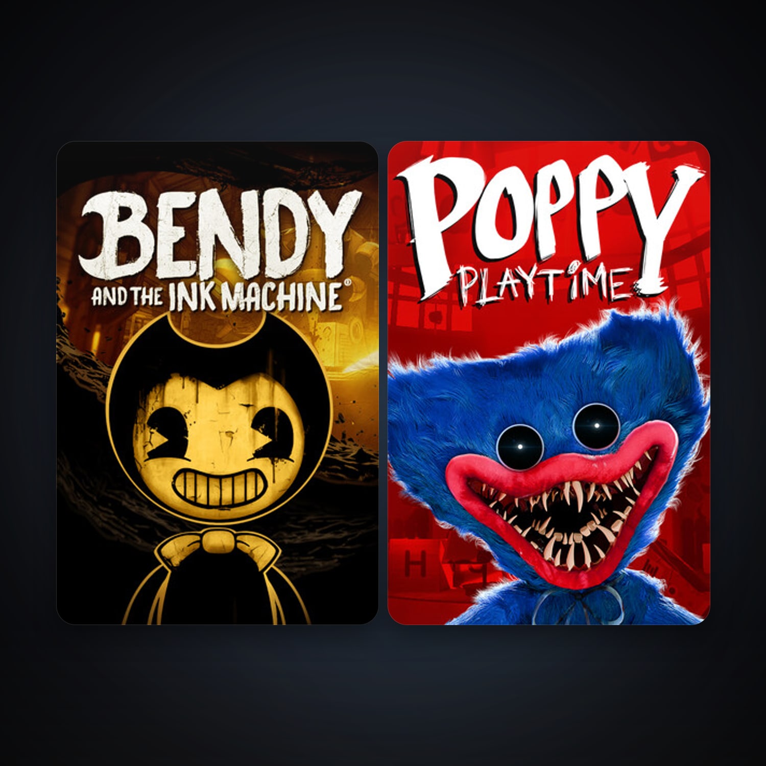 Bendy and the Ink Machine + Poppy Playtime, 2 games, clean — HabibiAccounts