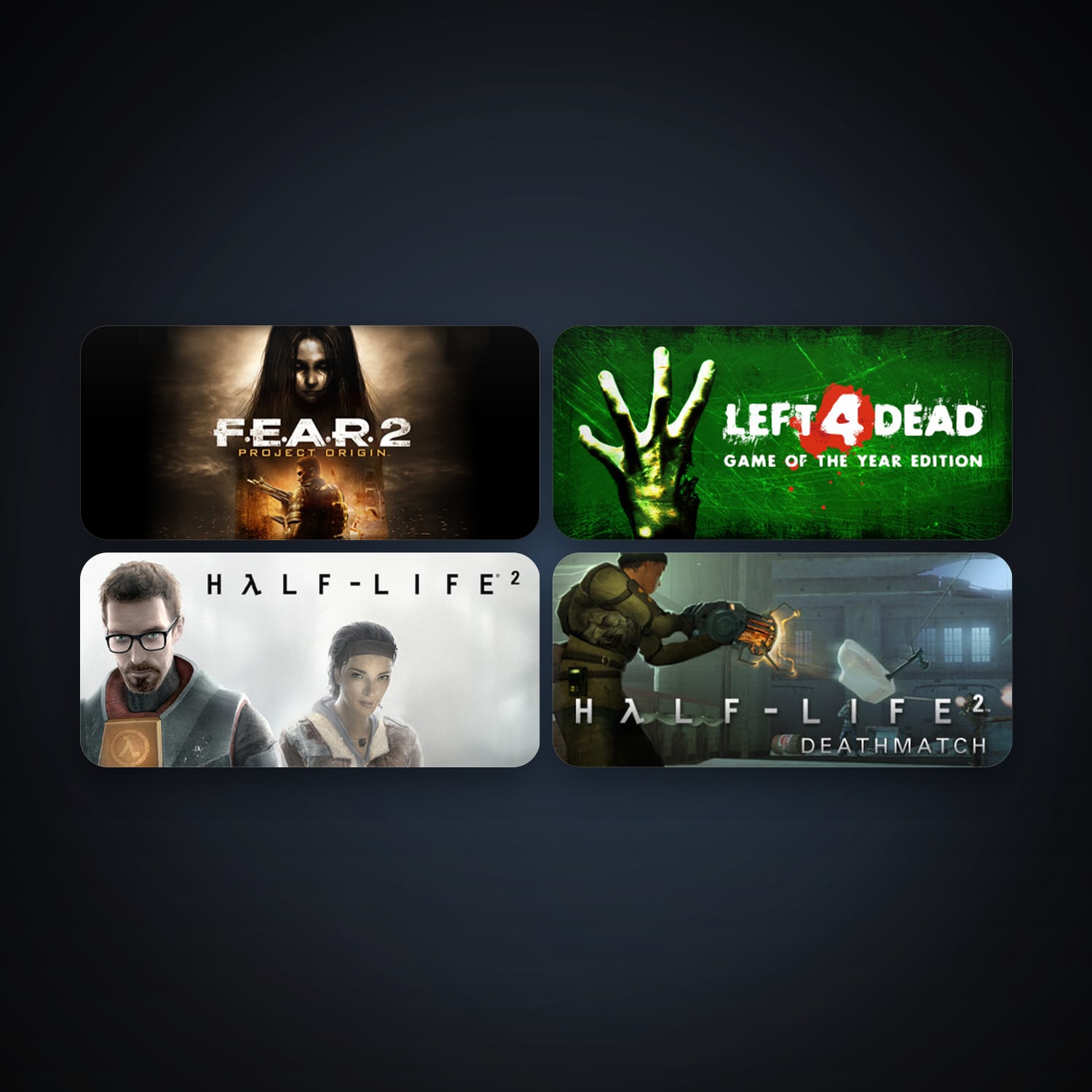 Half-Life 2 + Half-Life 2: Deathmatch, 8 games, Steam 10, clean — HabibiAccounts