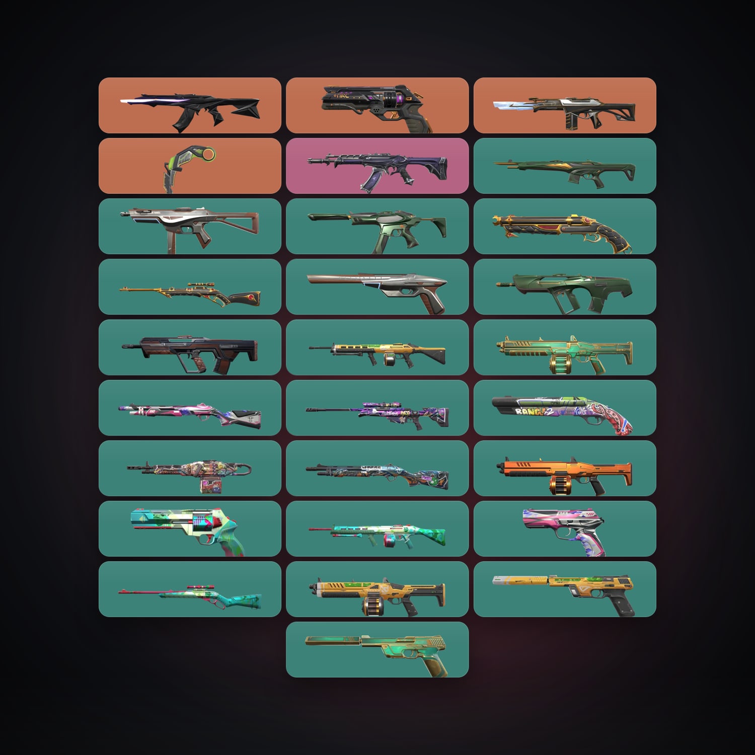 EU Bronze 1 locker — 1 knives, 28 skins, lvl 24 — HabibiAccounts