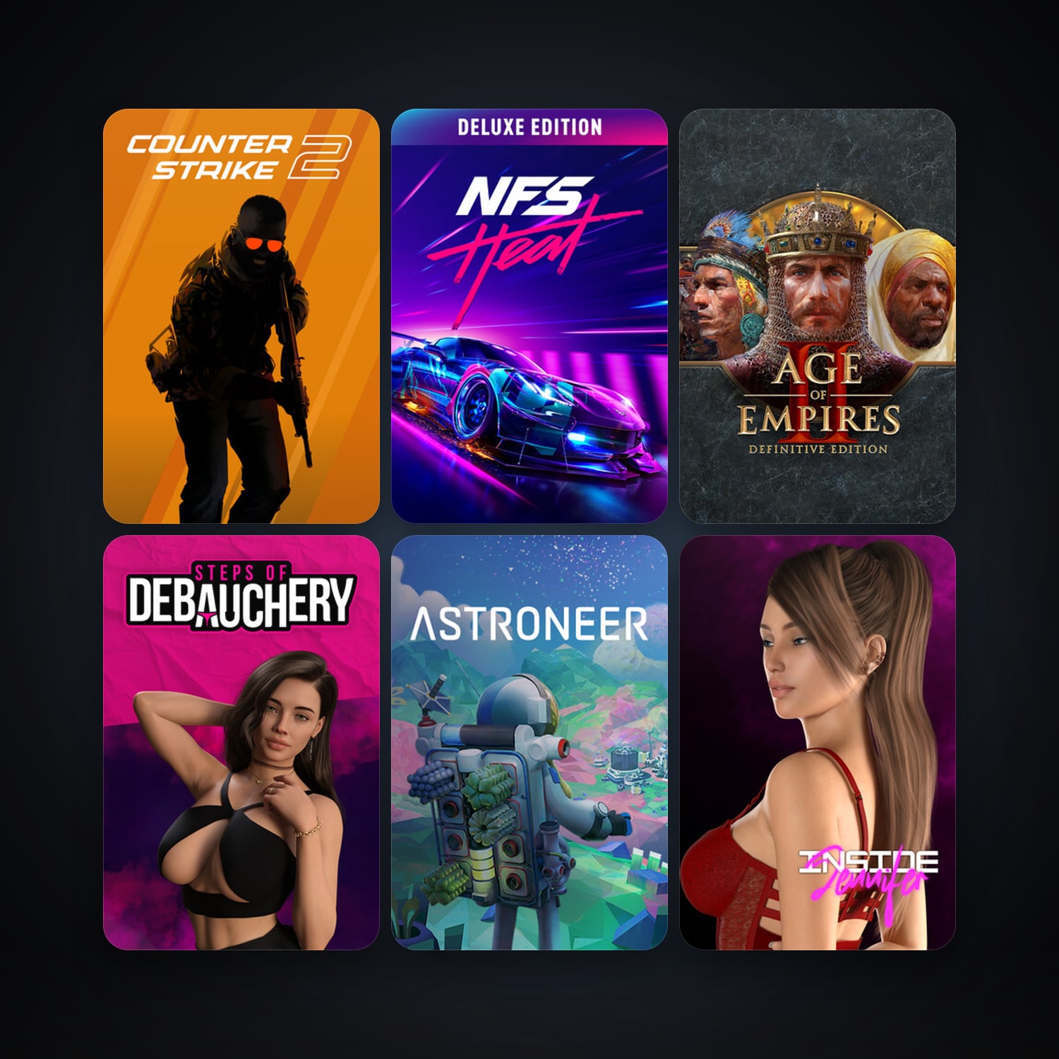 CS2 Prime + ASTRONEER, 72 games, Steam 11, clean — HabibiAccounts