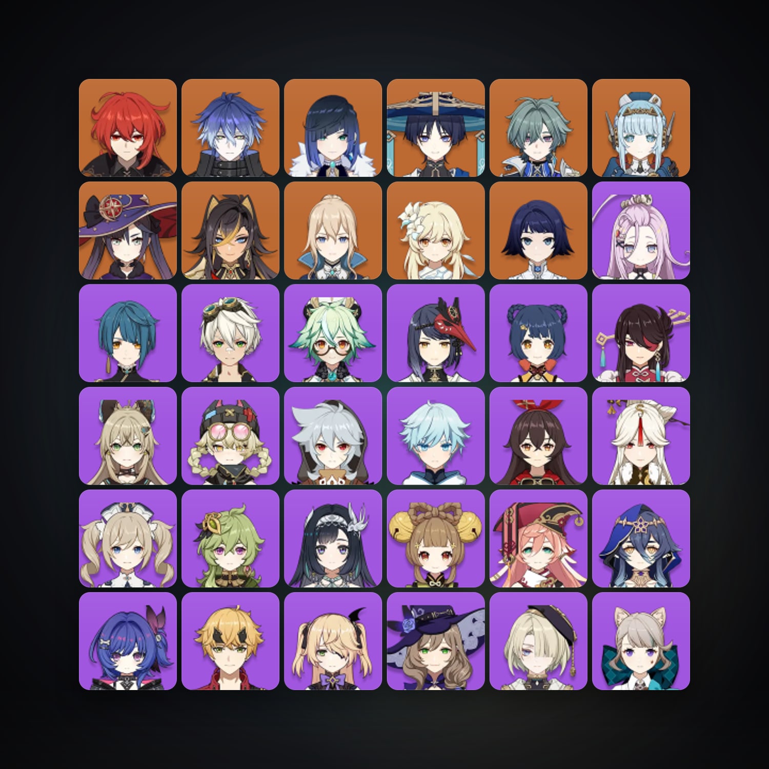 Genshin Impact | AR 55 | 45 Chars | 9× 5★ — Genshin / miHoYo Account — HabibiAccounts