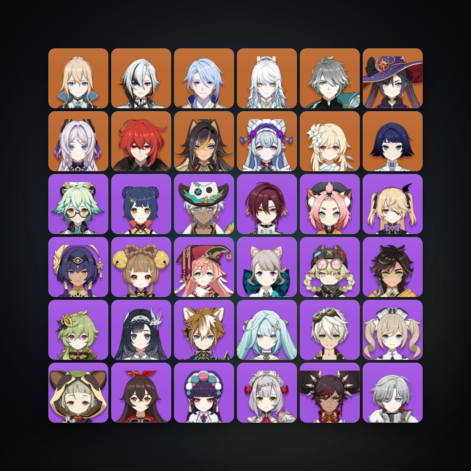 Genshin Impact | AR 56 | 55 Chars | 10× 5★ — Genshin / miHoYo Account — HabibiAccounts