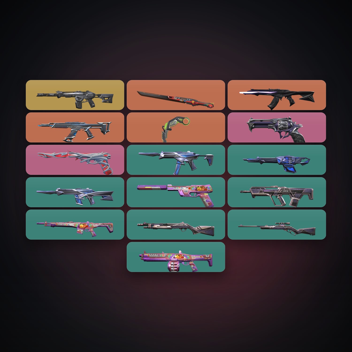 AP Gold 3 locker — 2 knives, 17 skins, lvl 28 — HabibiAccounts