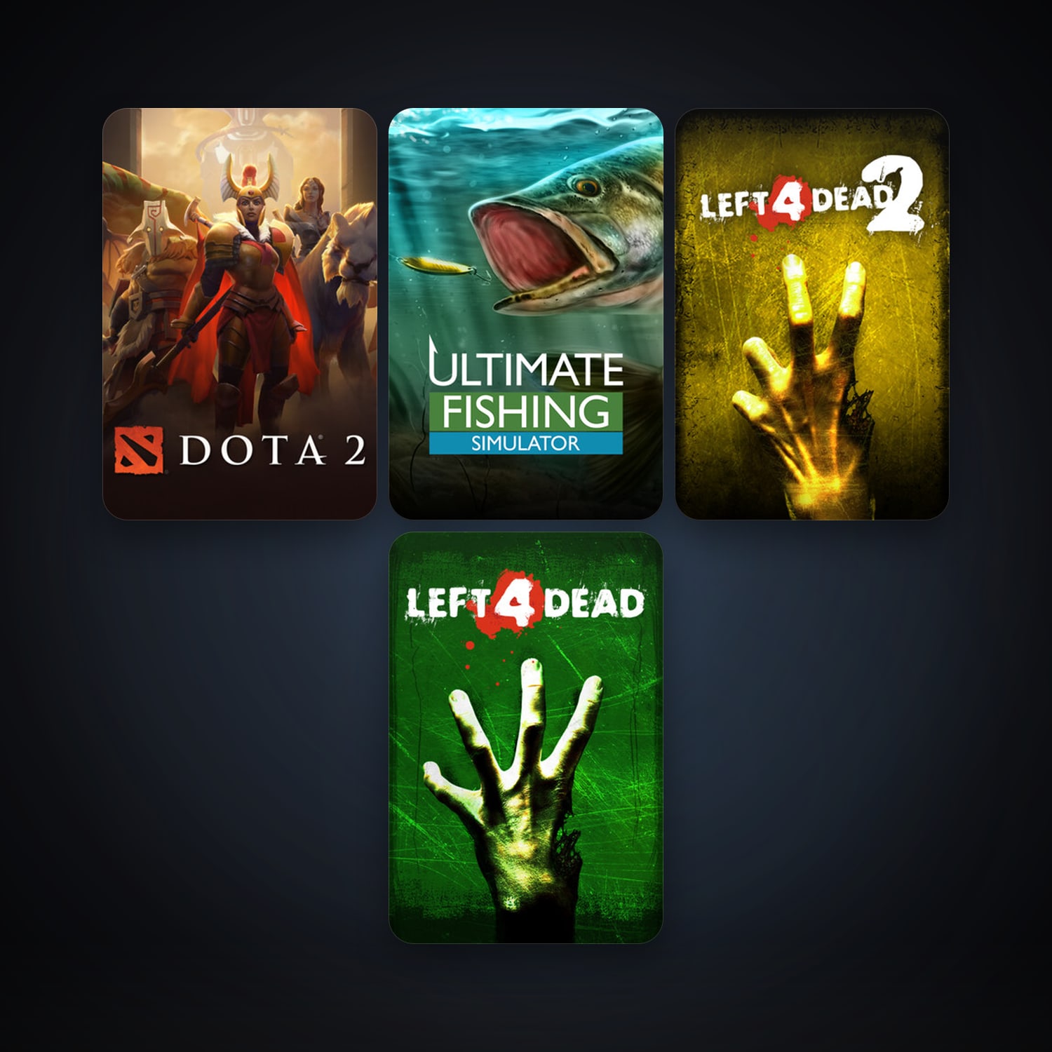 Left 4 Dead + Left 4 Dead 2, 5 games, clean — HabibiAccounts