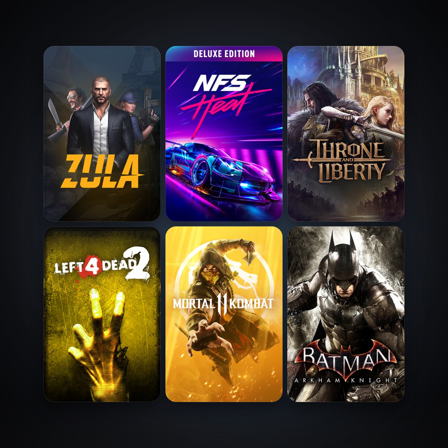 Left 4 Dead 2 + Batman: Arkham Knight, 22 games, clean — HabibiAccounts