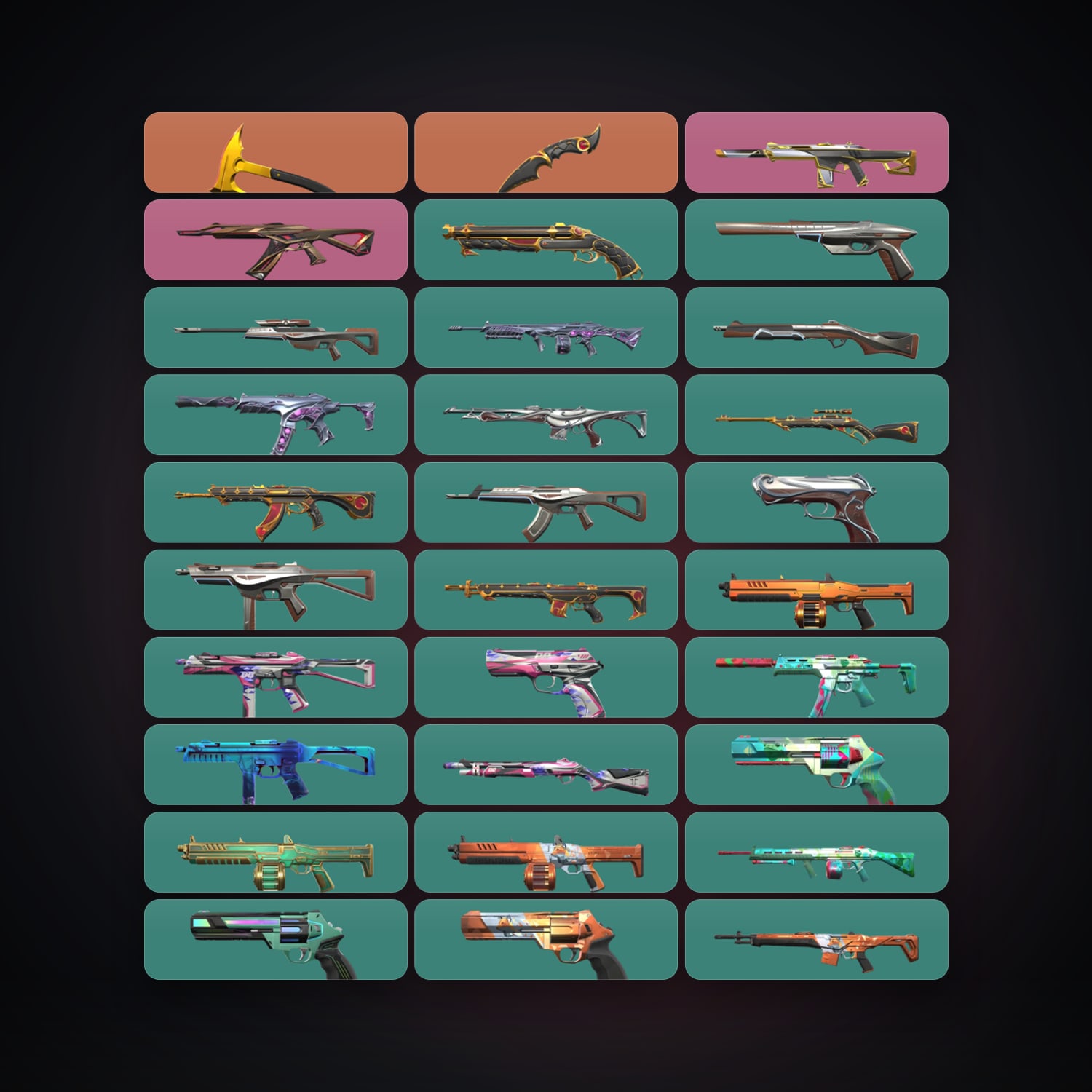EU Gold 3 locker — 2 knives, 44 skins, lvl 134 — HabibiAccounts