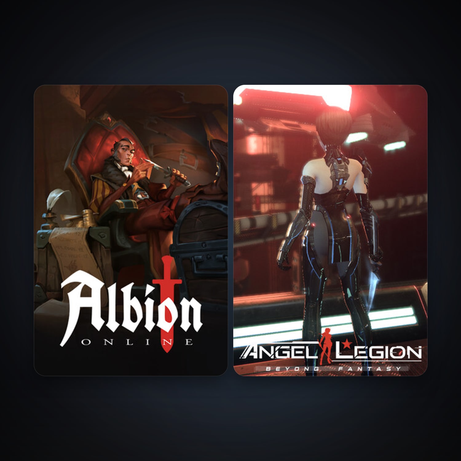 Albion Online + Angel Legion, 2 games, clean — HabibiAccounts