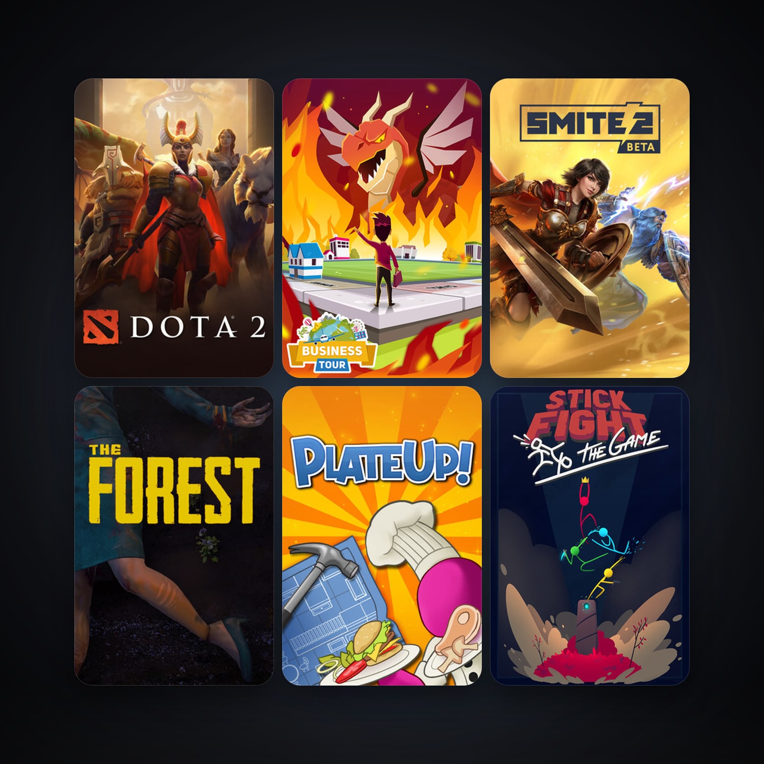 Dota 2 + The Forest, 18 games, clean — HabibiAccounts