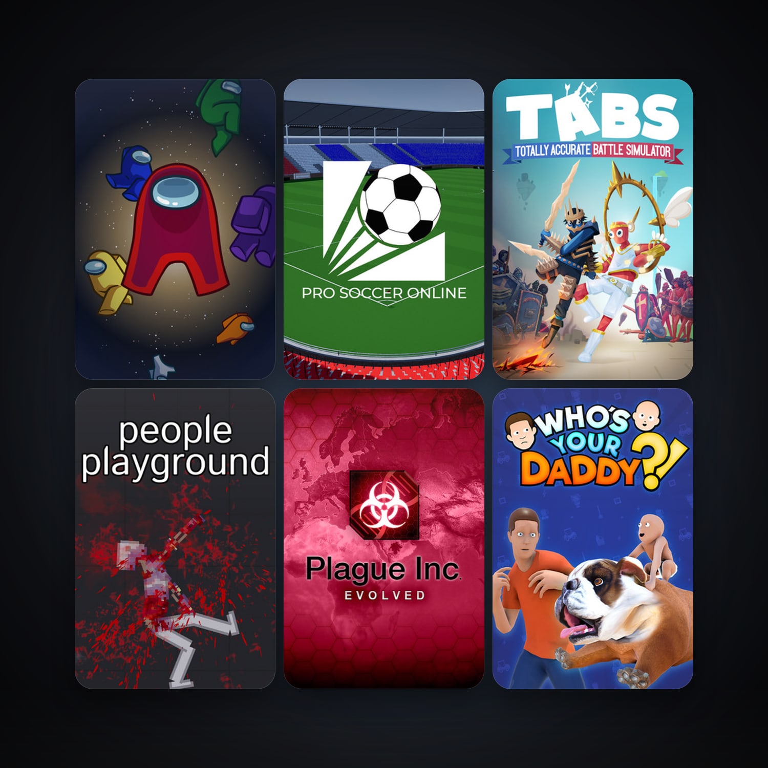 Plague Inc: Evolved + Who's Your Daddy, 26 games, clean — HabibiAccounts
